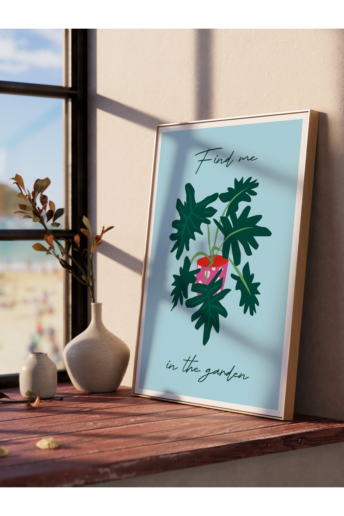 Estetik Duvar Posteri - Estetik Çizim Çerçevesiz Poster - Yatak Odası, Salon, Mutfak Duvar Dekoru