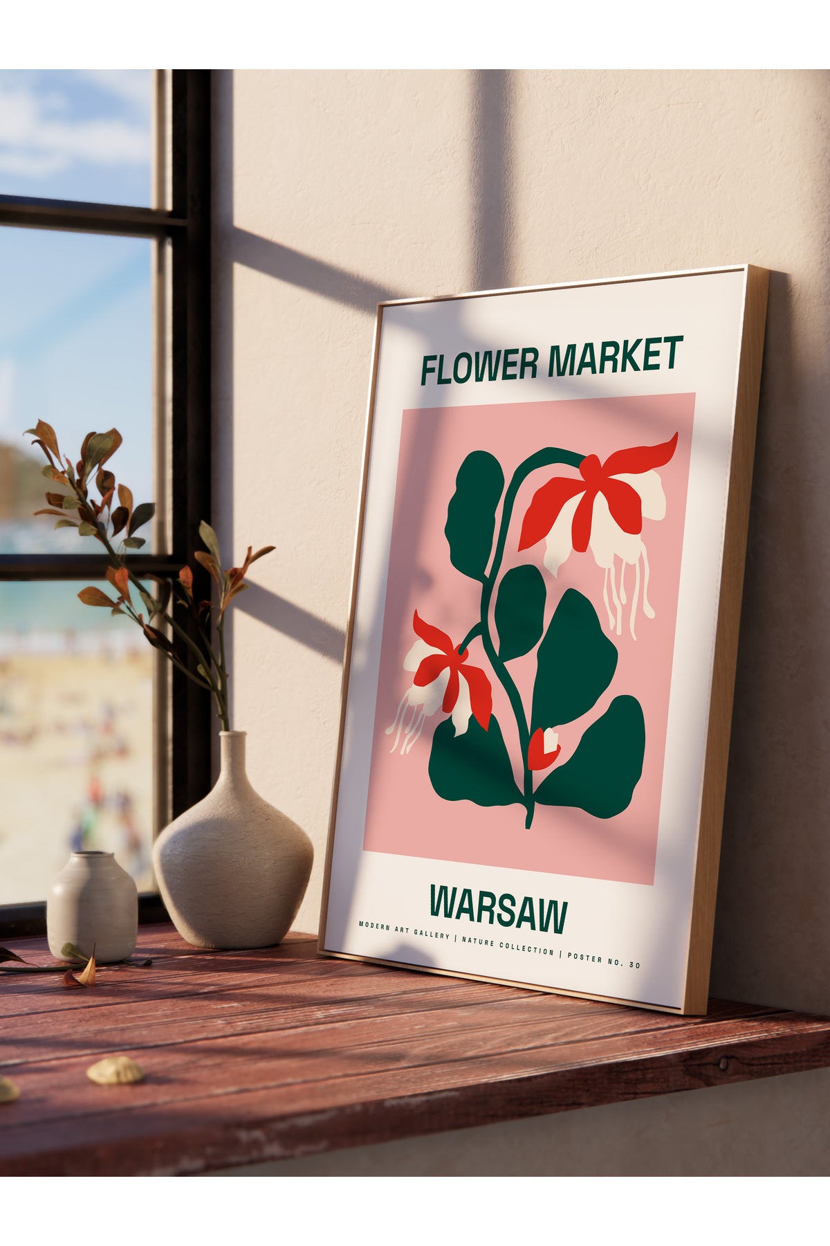 Estetik Duvar Posteri - Estetik Çizim Çerçevesiz Poster - Yatak Odası, Salon, Mutfak Duvar Dekoru