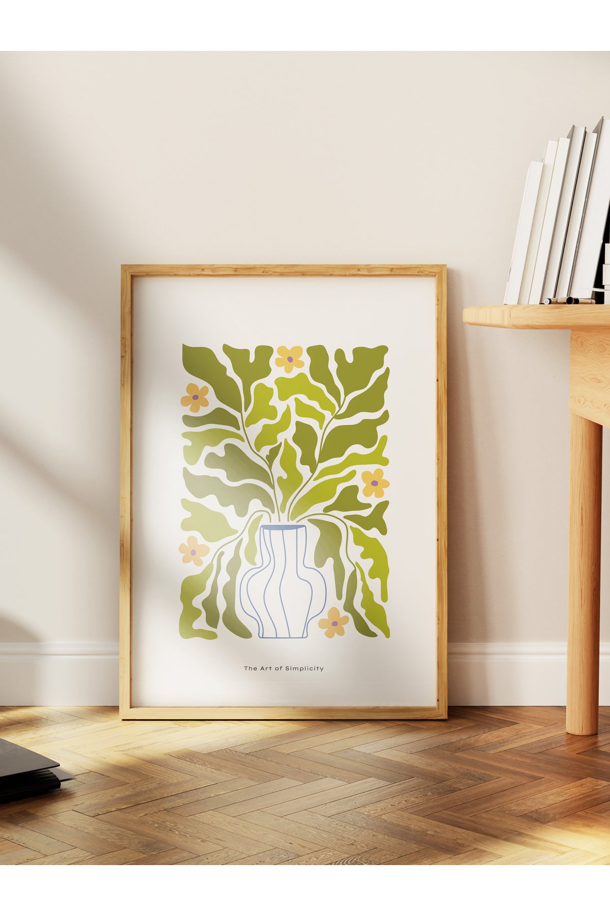 Estetik Duvar Posteri - Estetik Çizim Çerçevesiz Poster - Yatak Odası, Salon, Mutfak Duvar Dekoru