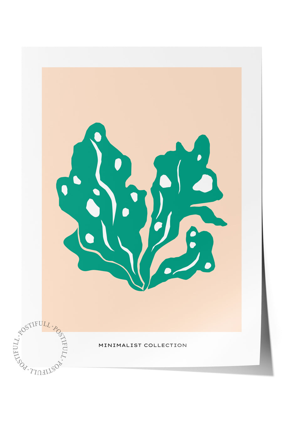 Farklı Tonlarda Minimalist Collection Tropikal İllustrasyon Çerçevesiz Poster