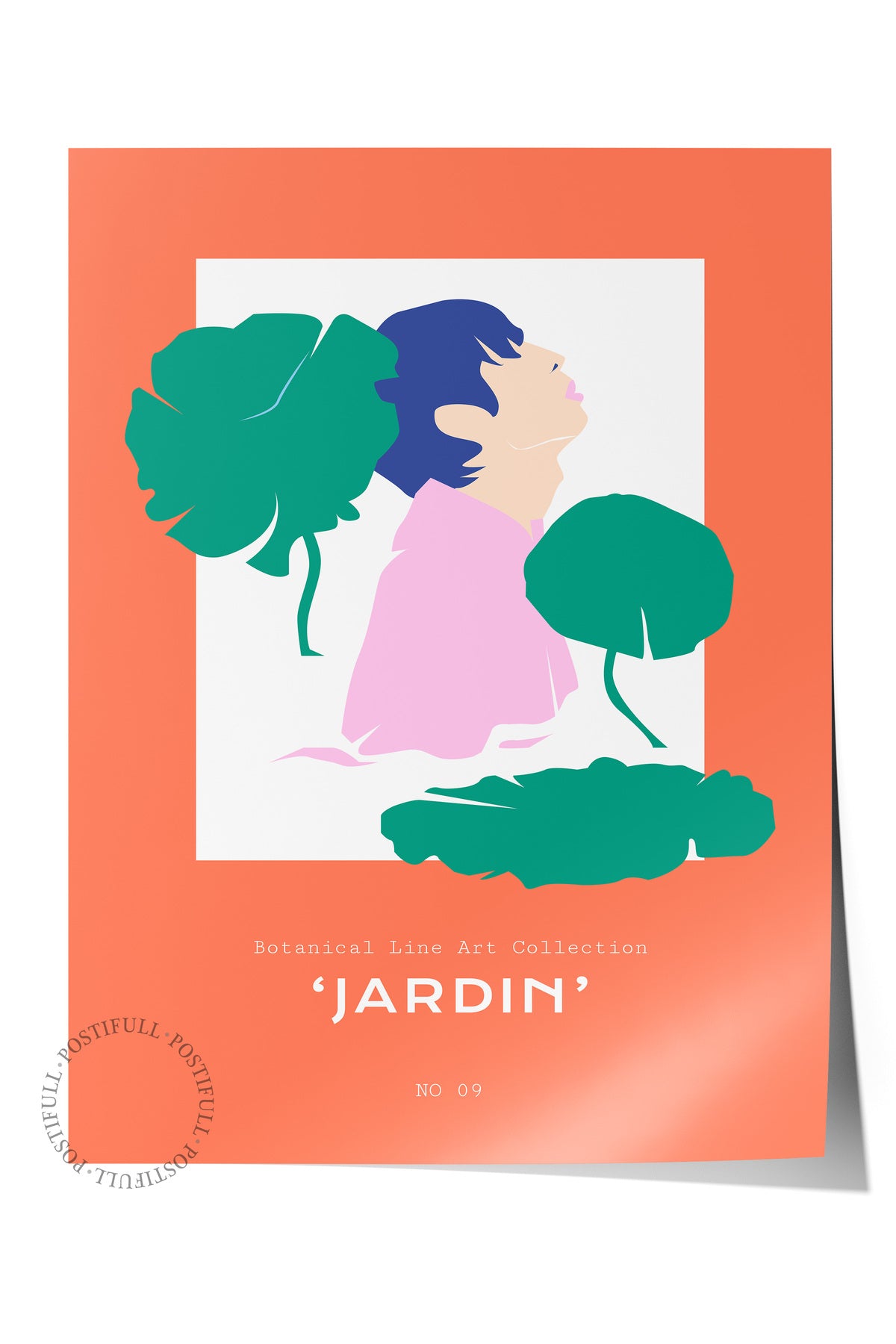 Estetik Duvar Posteri - Estetik Çizim Çerçevesiz Poster - Yatak Odası, Salon, Mutfak Duvar Dekoru