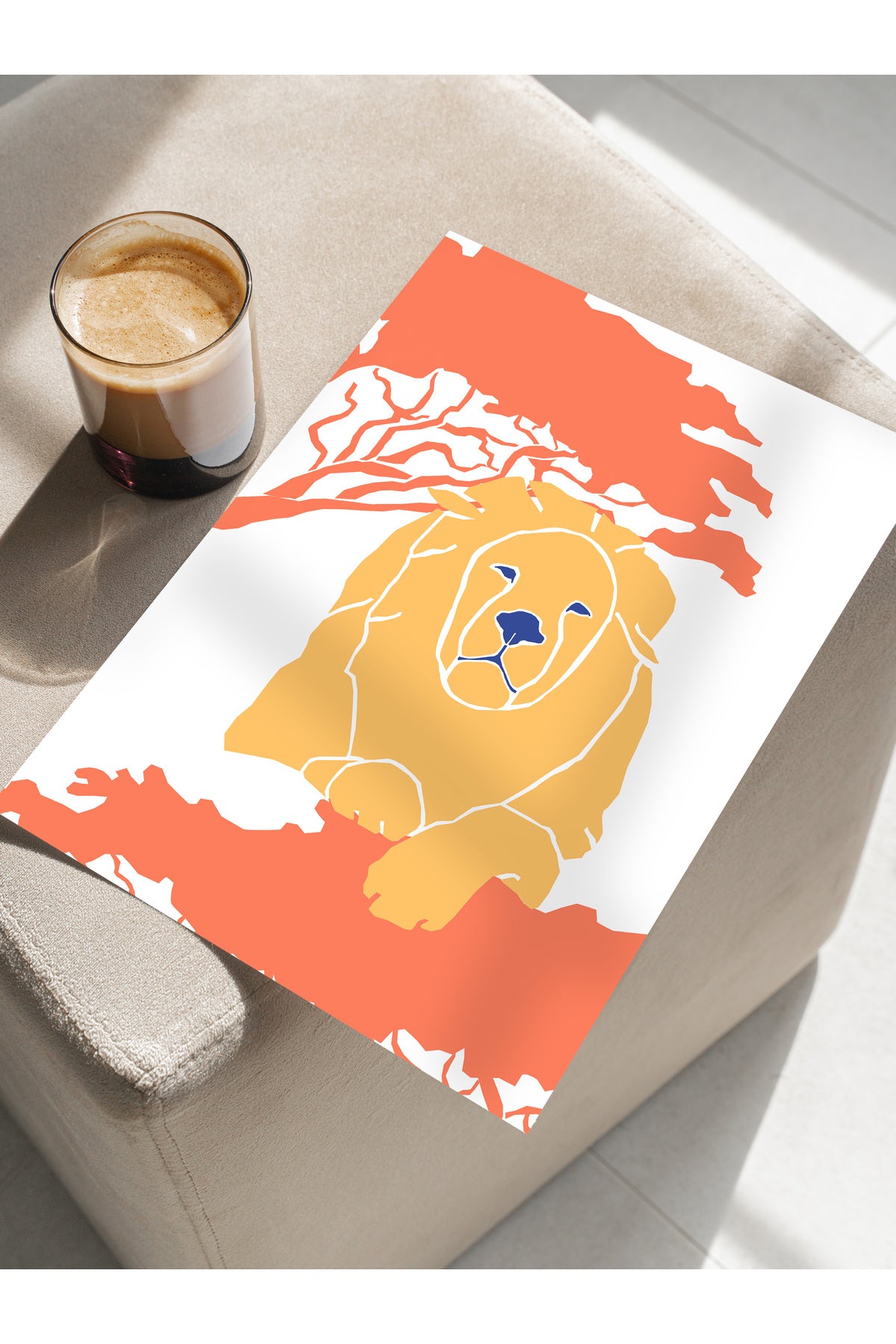 Estetik Duvar Posteri - Estetik Çizim Çerçevesiz Poster - Yatak Odası, Salon, Mutfak Duvar Dekoru