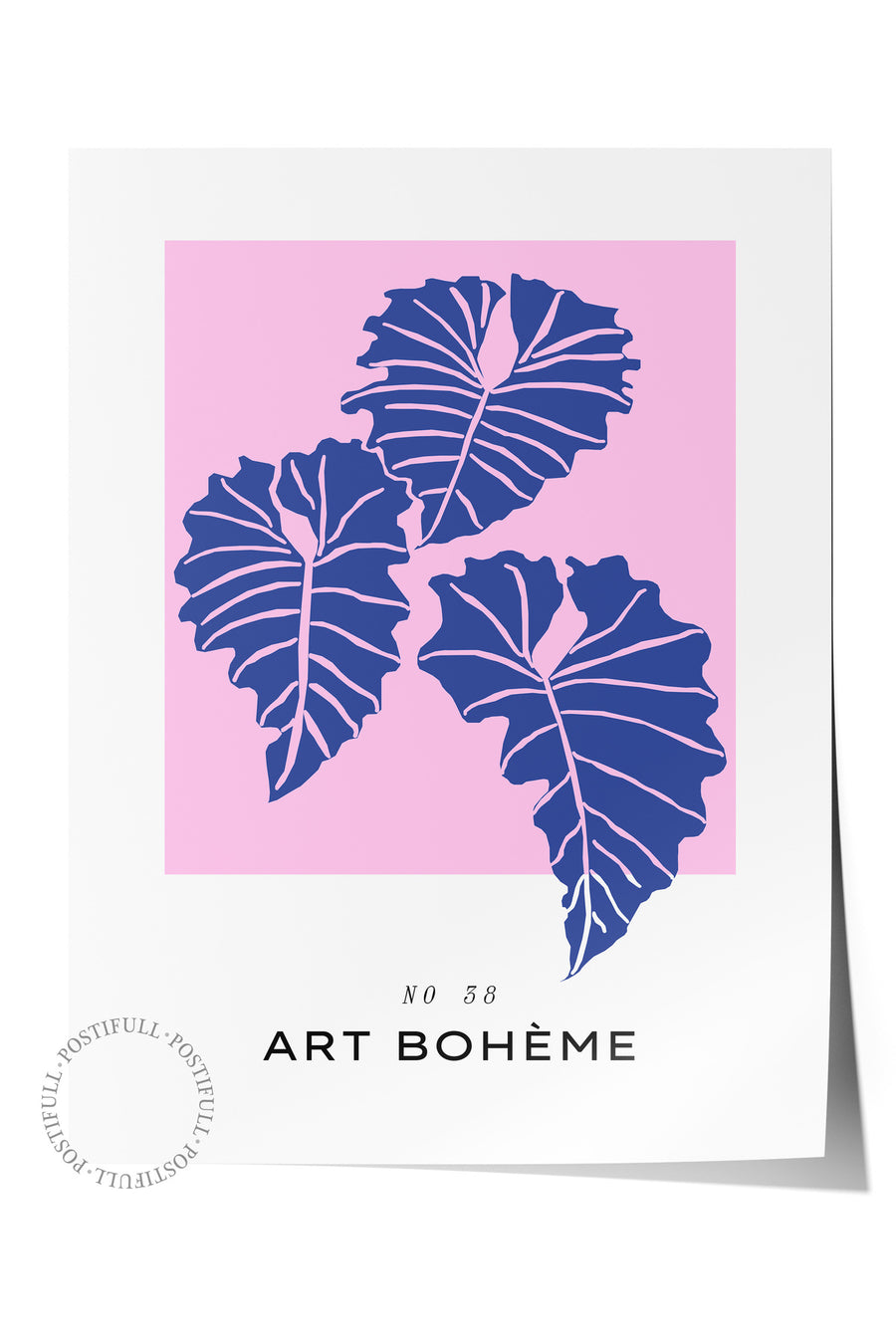 Farklı Tonlarda ART BOHÈME Tropikal İllustrasyon Çerçevesiz Poster