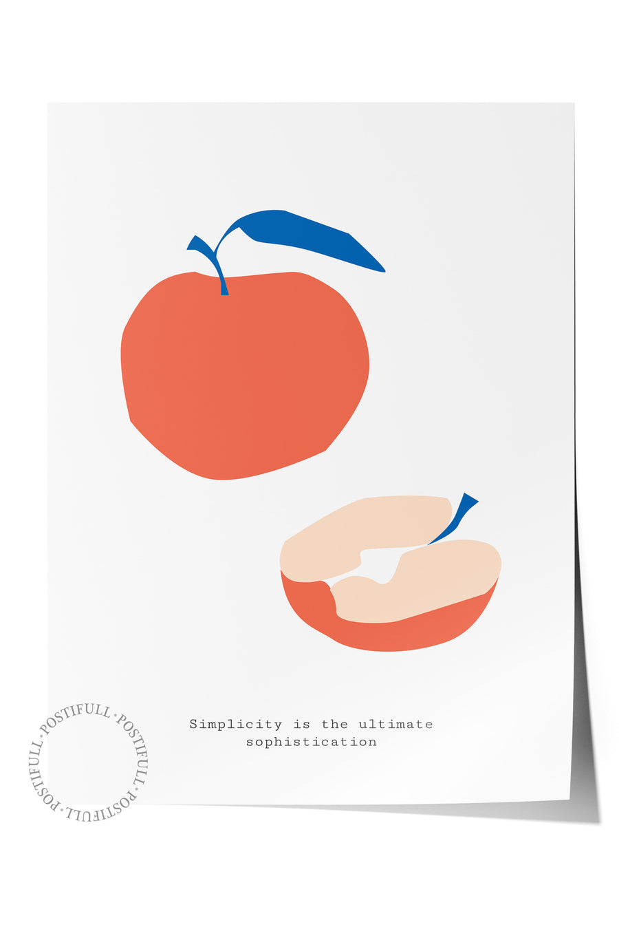 Simplicity is the ultimate sophistication Renkli Bohem Çerçevesiz Poster