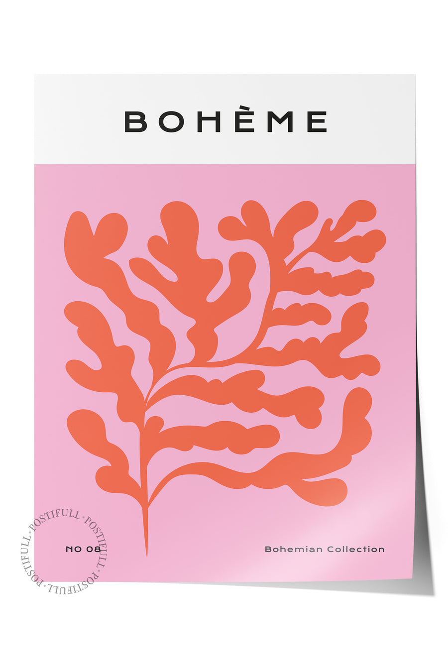 BOHÈME Renkli Bohem Çerçevesiz Poster