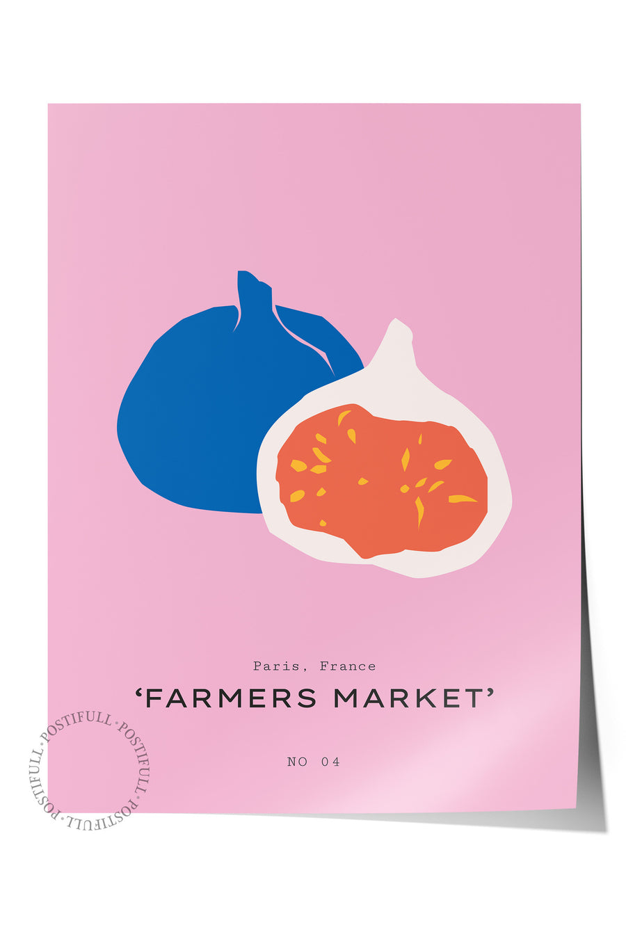 Farklı Tonlarda Farmers Market Renkli Bohem Çerçevesiz Poster