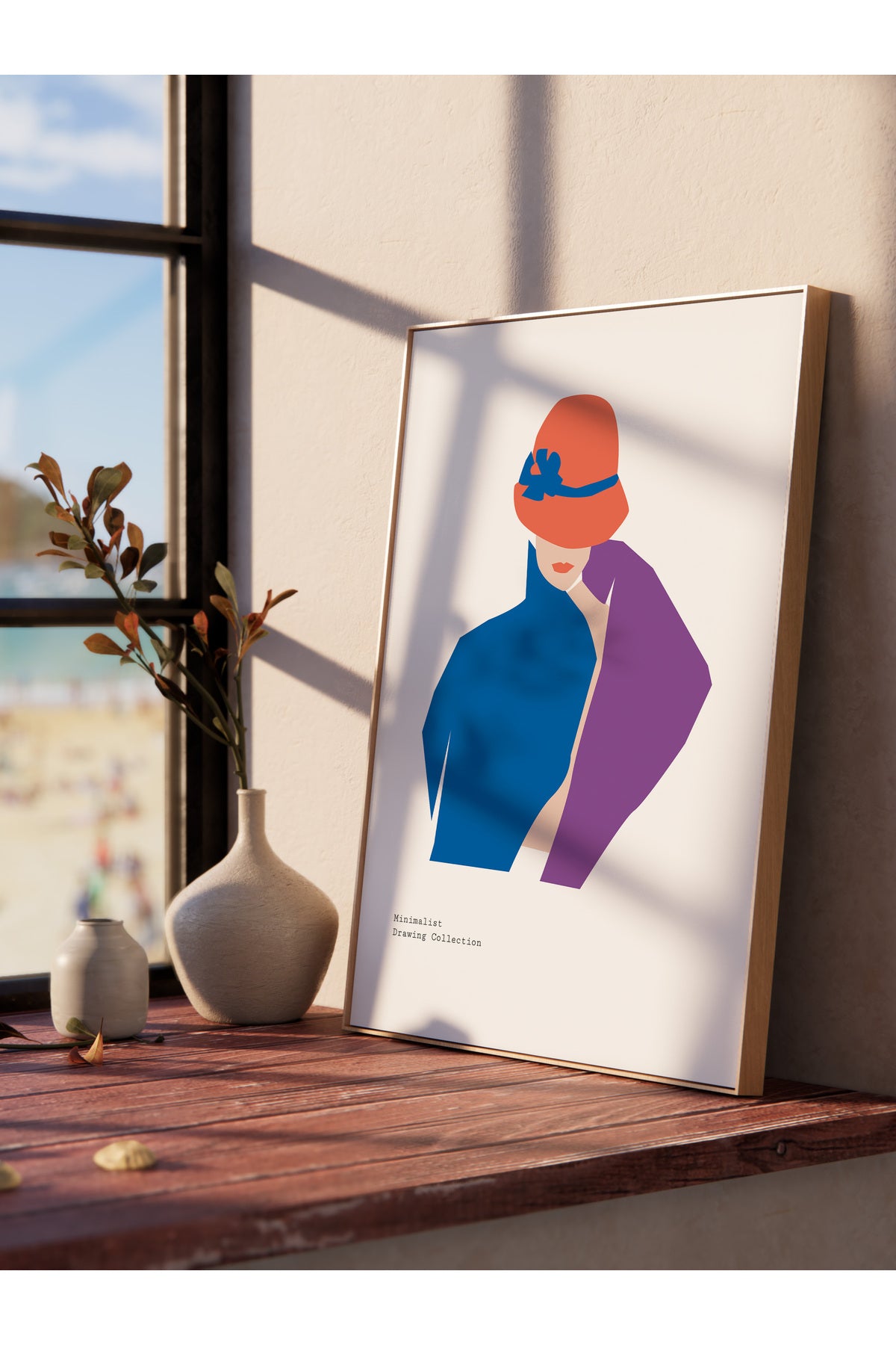 Estetik Duvar Posteri - Renkli Bohem Çerçevesiz Poster - Oturma Odası, Salon, Mutfak Duvar Dekoru