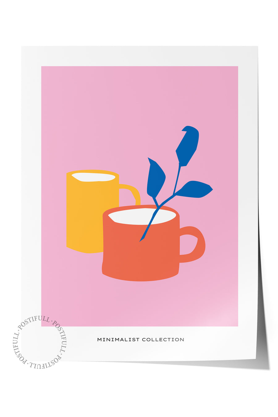 Farklı Tonlarda Minimalist Collection Renkli Bohem Çerçevesiz Poster