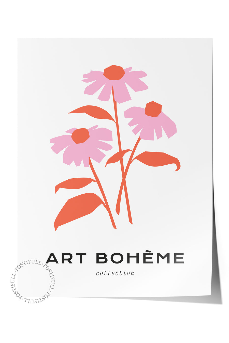 Farklı Tonlarda Art Bohème Renkli Bohem Çerçevesiz Poster