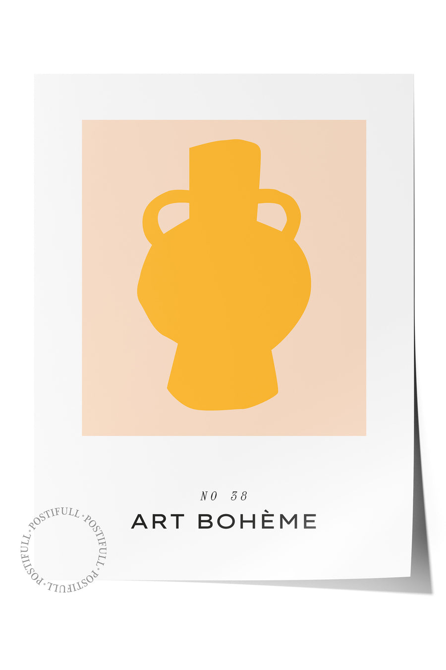Farklı Tonlarda ART BOHÈME Renkli Bohem Çerçevesiz Poster