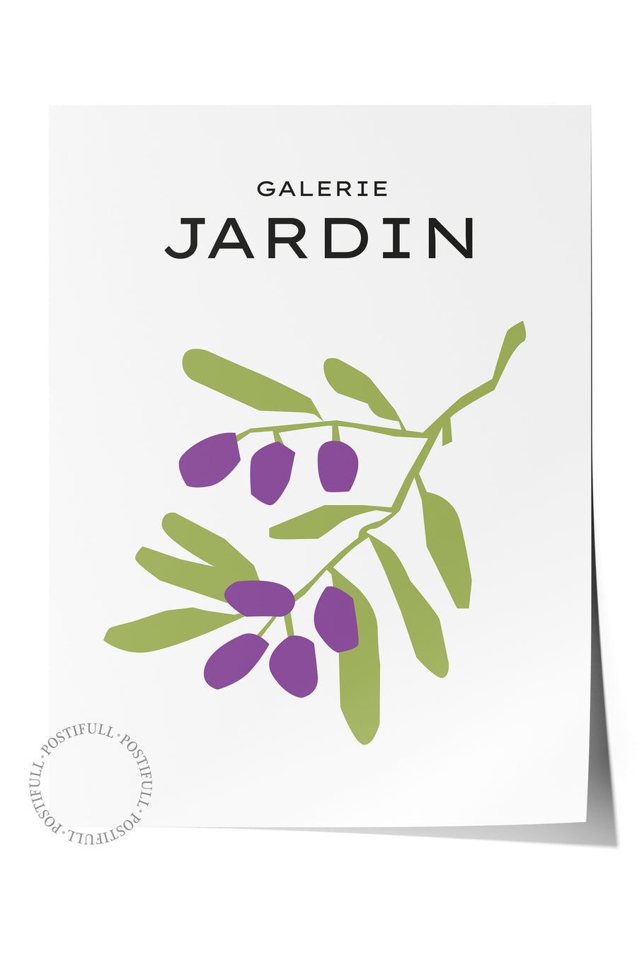 Farklı Tonlarda GALERIE JARDIN Renkli Bohem Çerçevesiz Poster