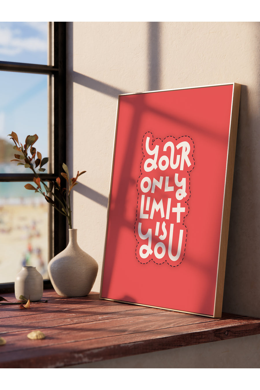 Your Only Limit is You Yazı Sanatı Çerçevesiz Poster