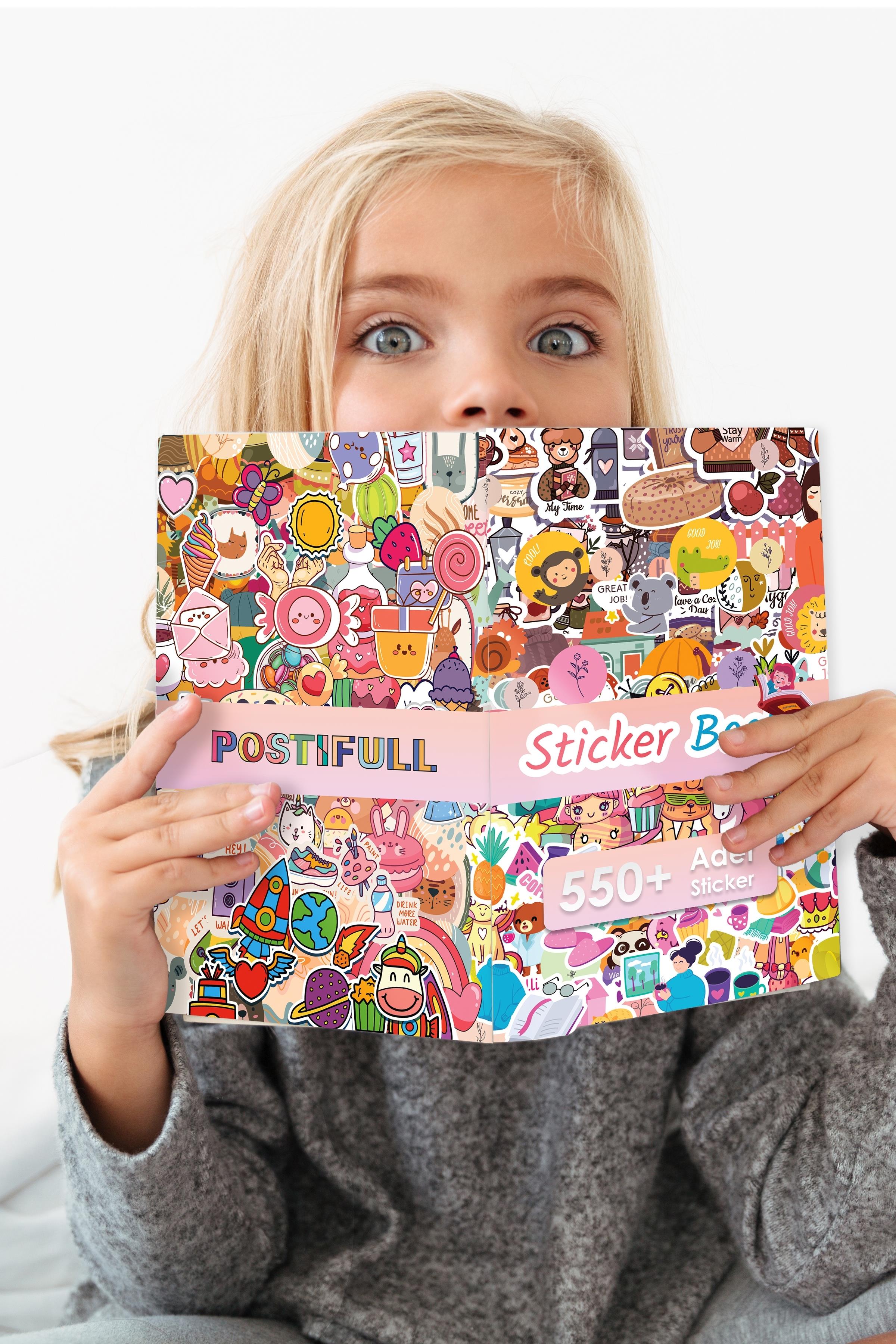 Etiket Seti, 550+ Adet Pastel ve Vintage Sticker Seti, Bant Tema, Sticker Book, Bullet Journal