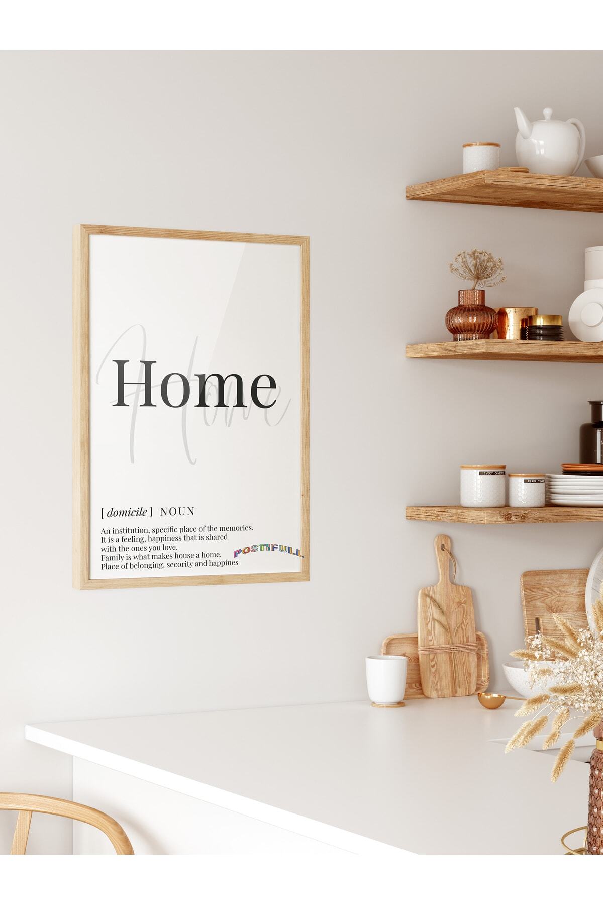 Family - Aile Tasarım Yazılı Tablo Poster - Çerçevesiz Tablo - Estetik Poster - Duvar Dekoru