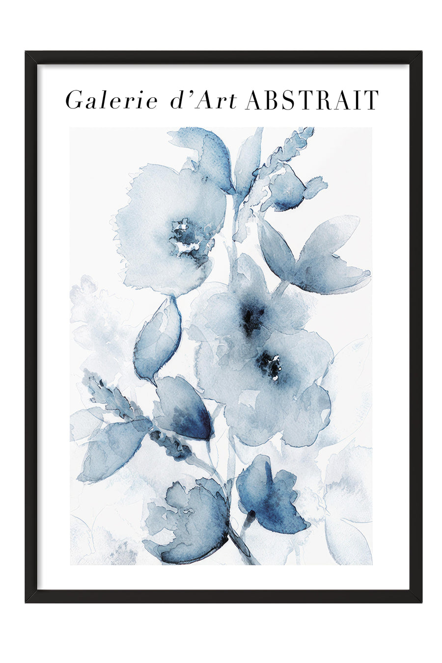 Galerie d'Art ABSTRAIT Poster – Siyah Çerçeveli Tablo