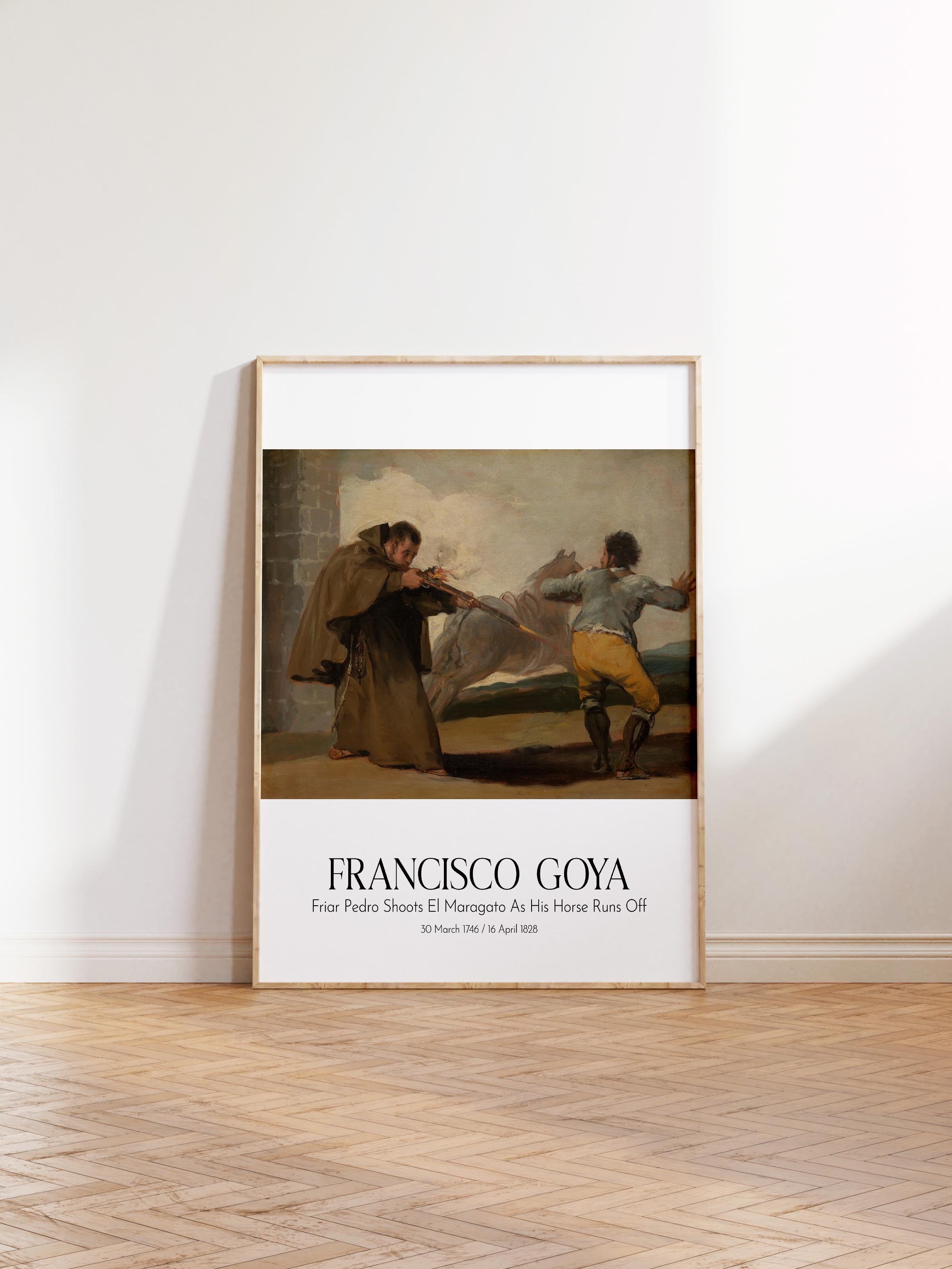 Francisco Goya, Ahşap Çerçeveli Tablo, Sanat Serisi NO:111852