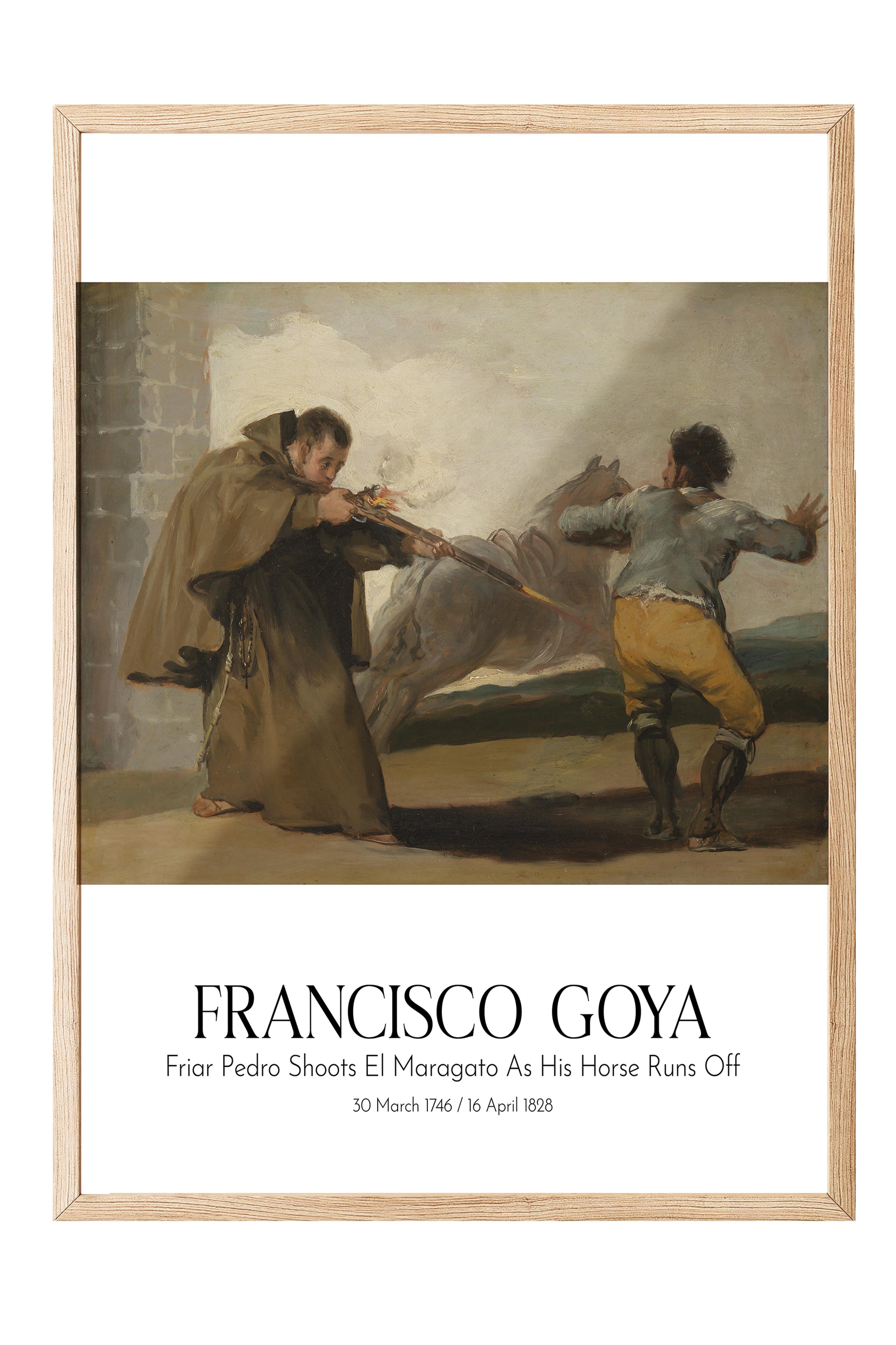 Francisco Goya, Ahşap Çerçeveli Tablo, Sanat Serisi NO:111852