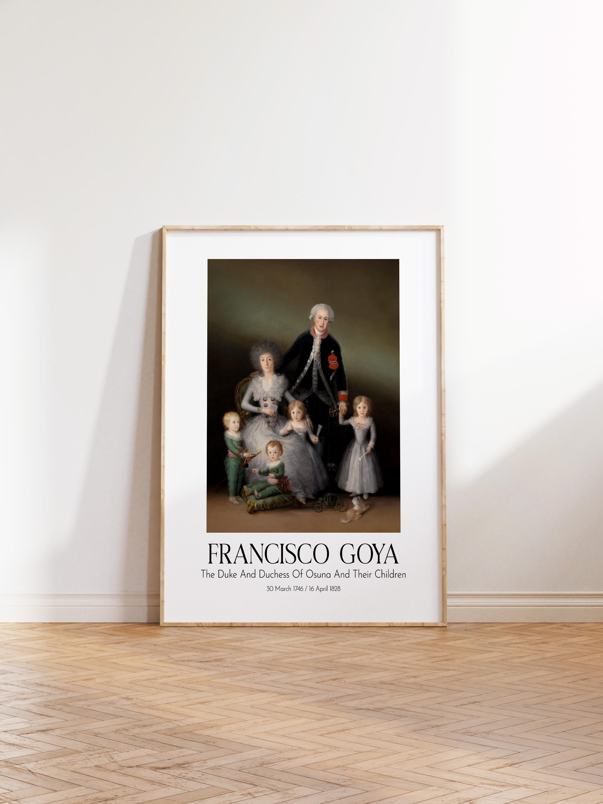 Francisco Goya, Ahşap Çerçeveli Tablo, Sanat Serisi NO:111866