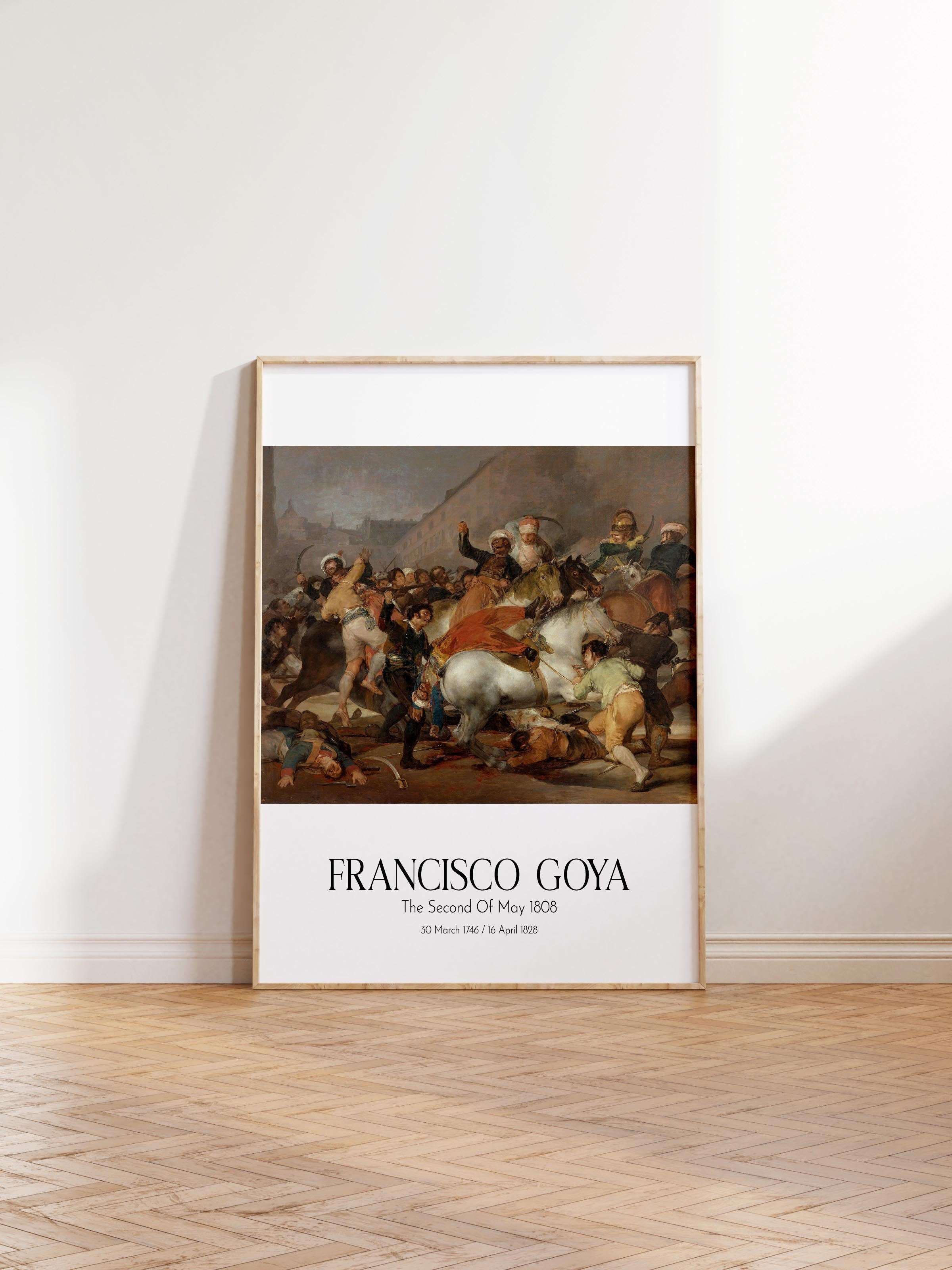Francisco Goya, Ahşap Çerçeveli Tablo, Sanat Serisi NO:111870