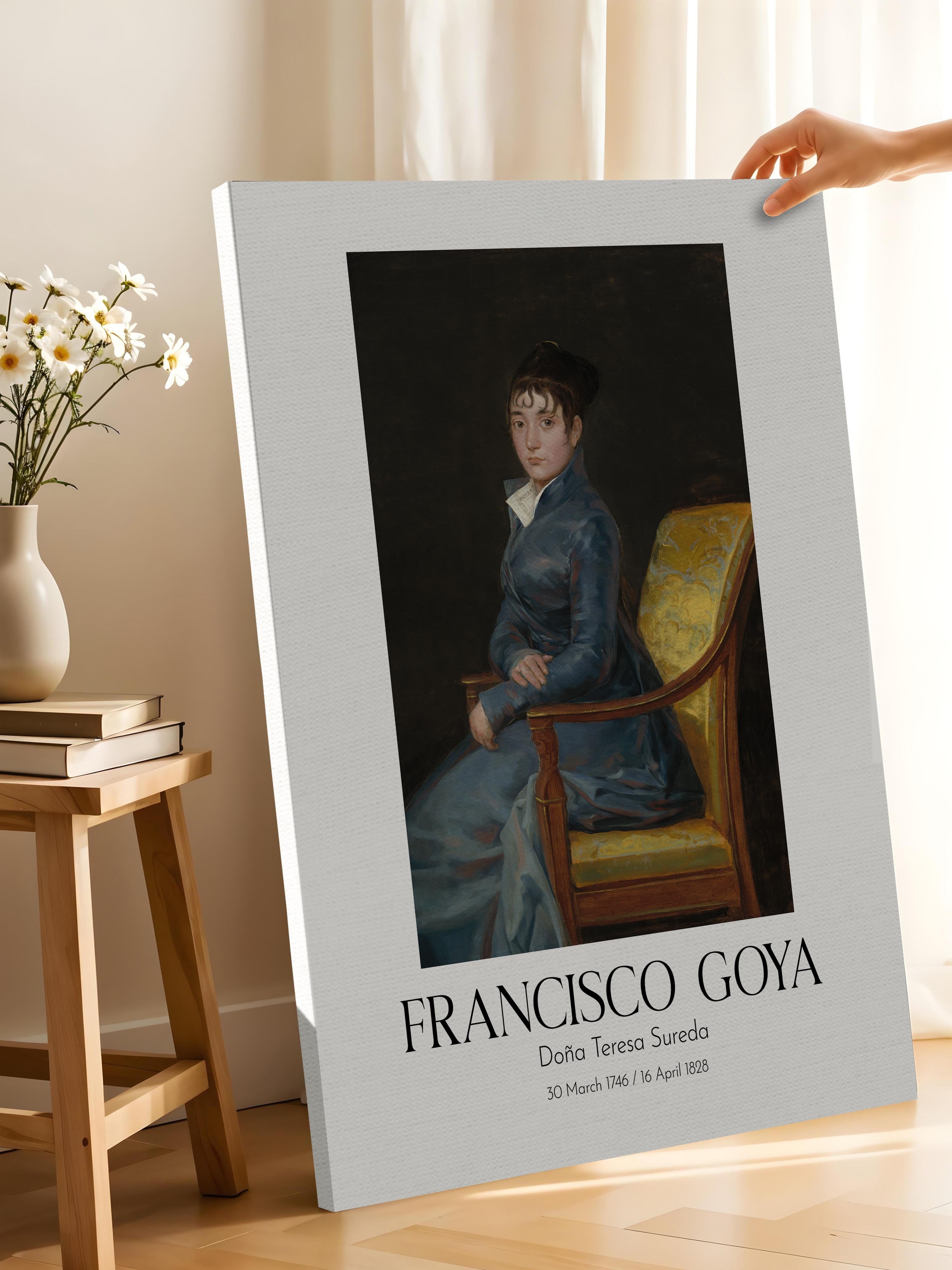 Francisco Goya - Doña Teresa Sureda, Kanvas Tablo, Sanat Serisi NO:111847