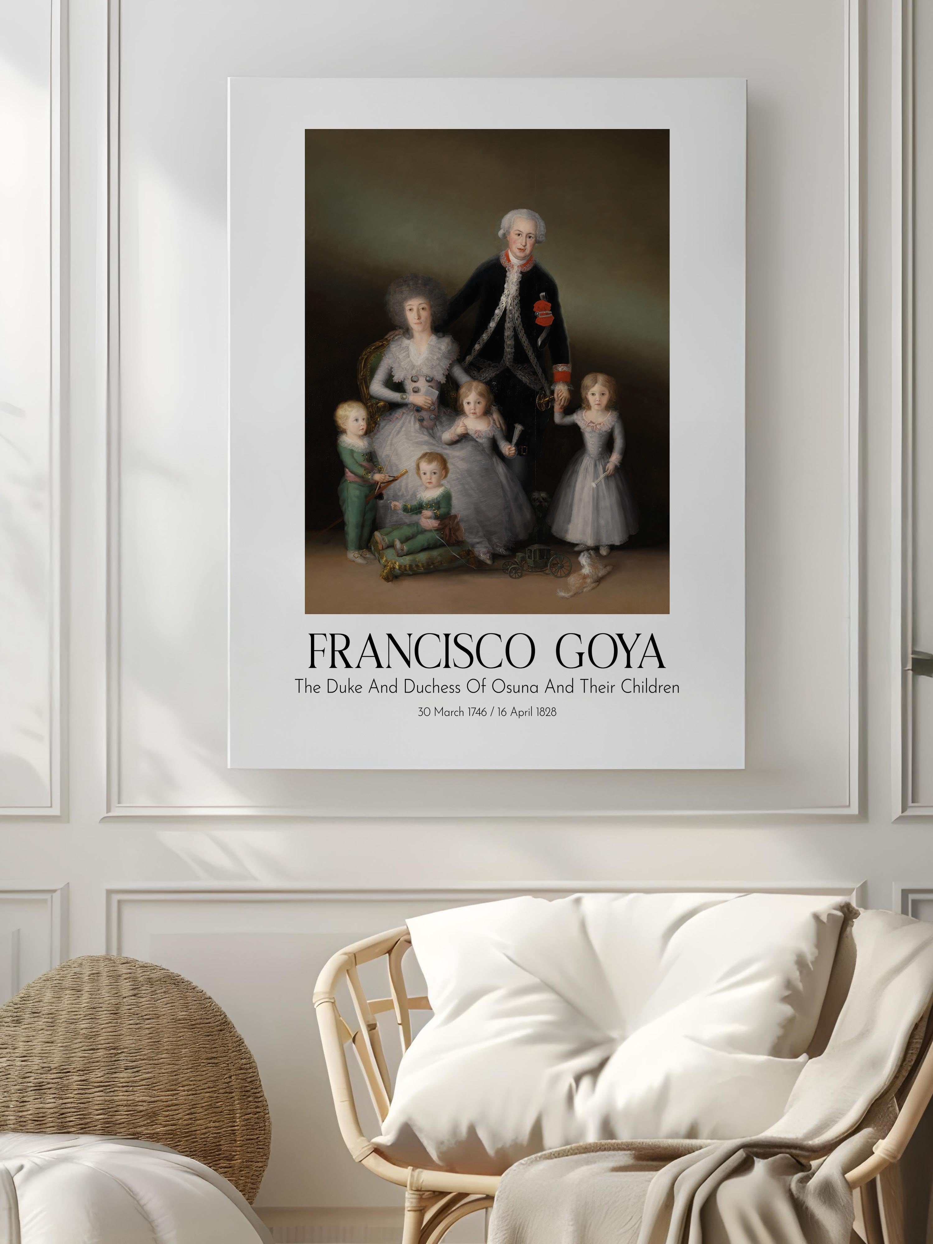 Francisco Goya, Kanvas Tablo, Sanat Serisi NO:111866