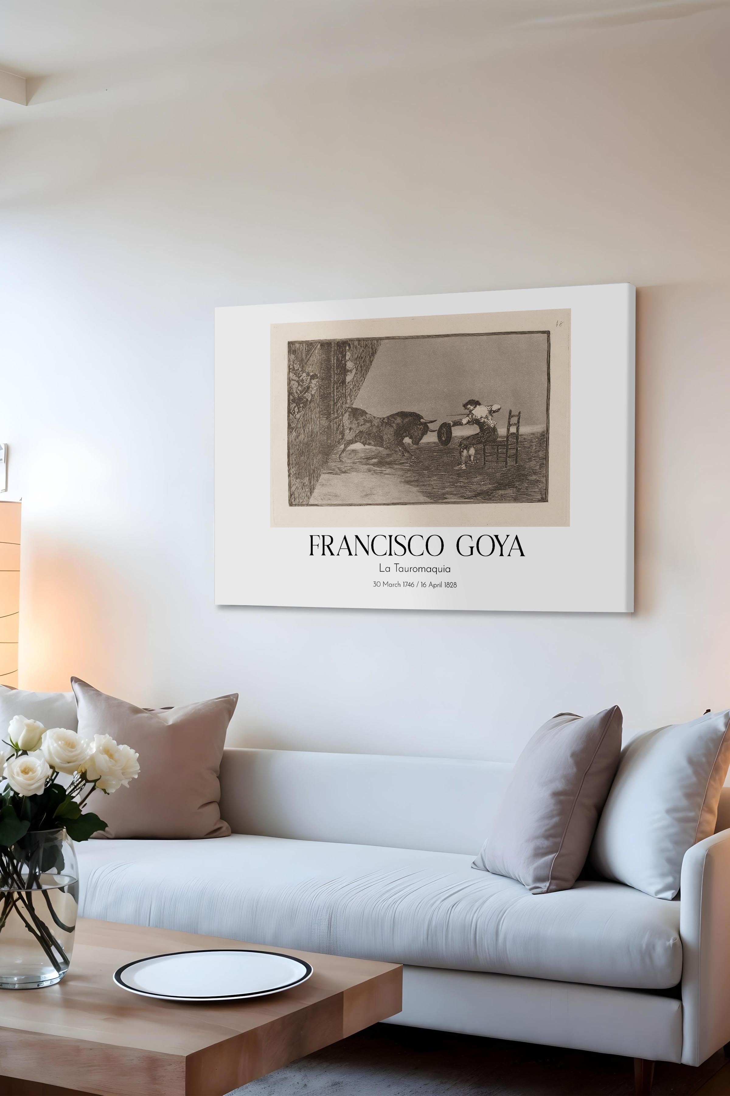 Francisco Goya - La Tauromaquia, Kanvas Tablo, Sanat Serisi NO:111878