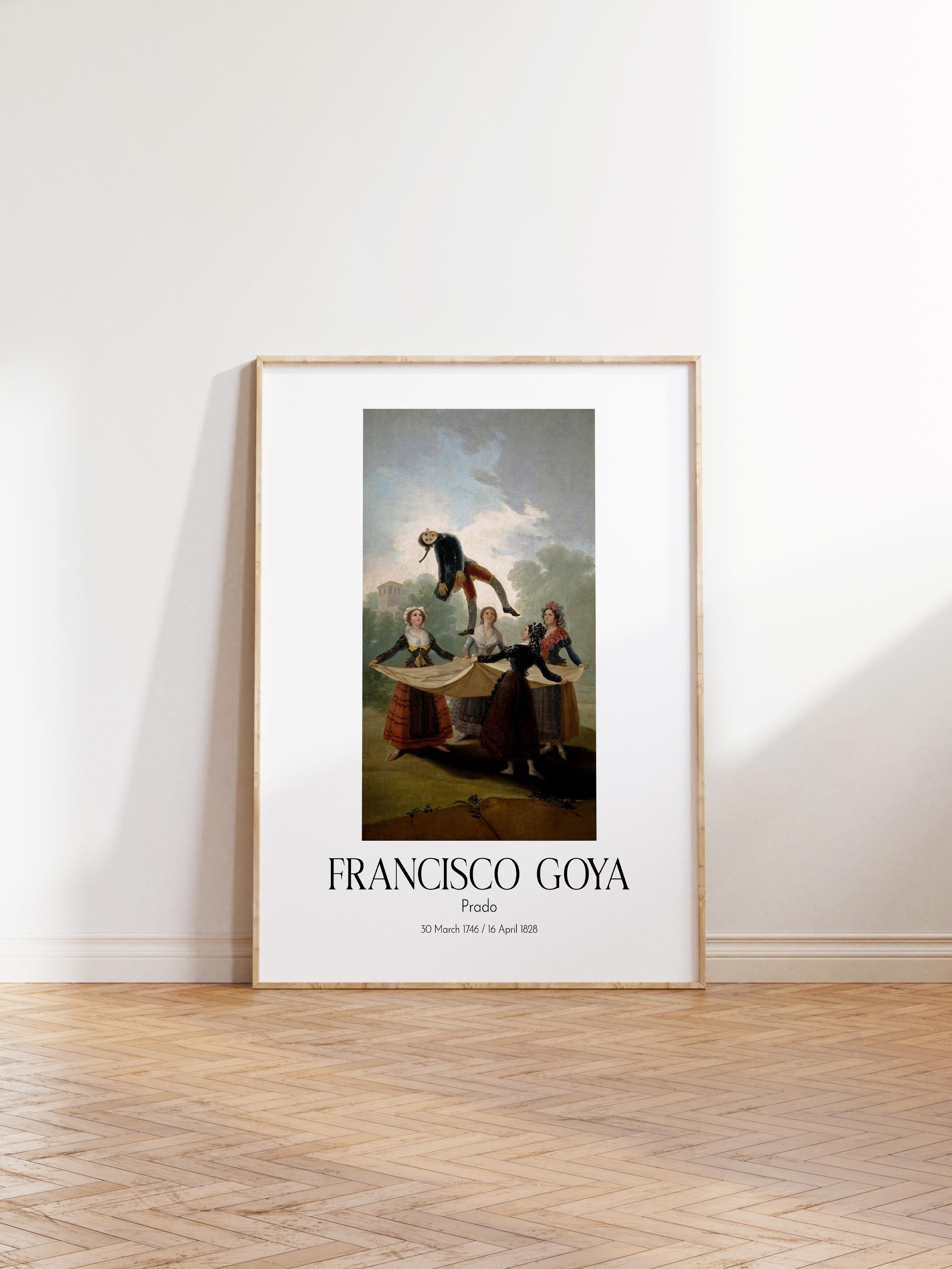 Francisco Goya - Prado, Ahşap Çerçeveli Tablo, Sanat Serisi NO:111860