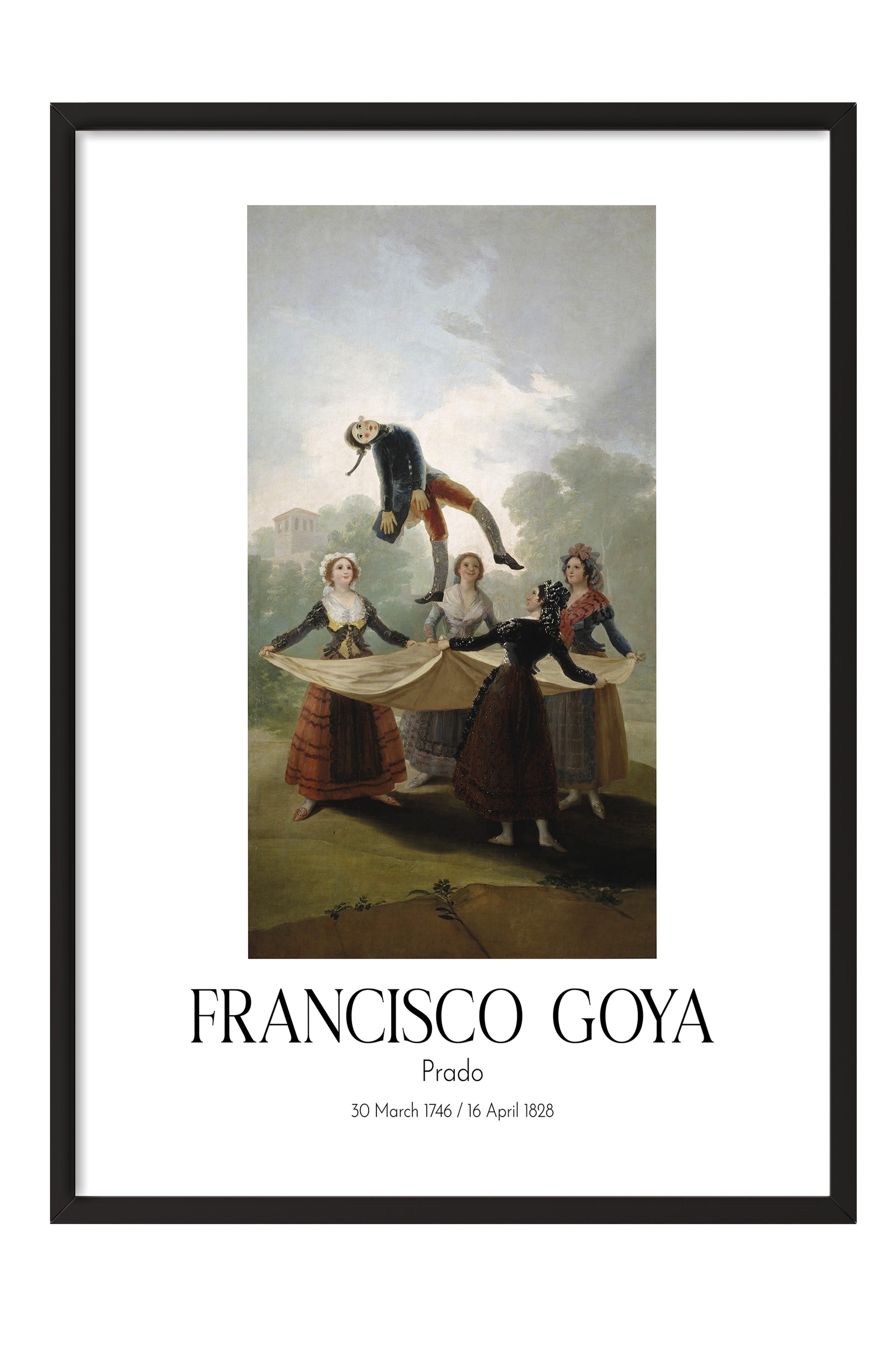 Francisco Goya - Prado, Siyah Çerçeveli Tablo, Sanat Serisi NO:111860