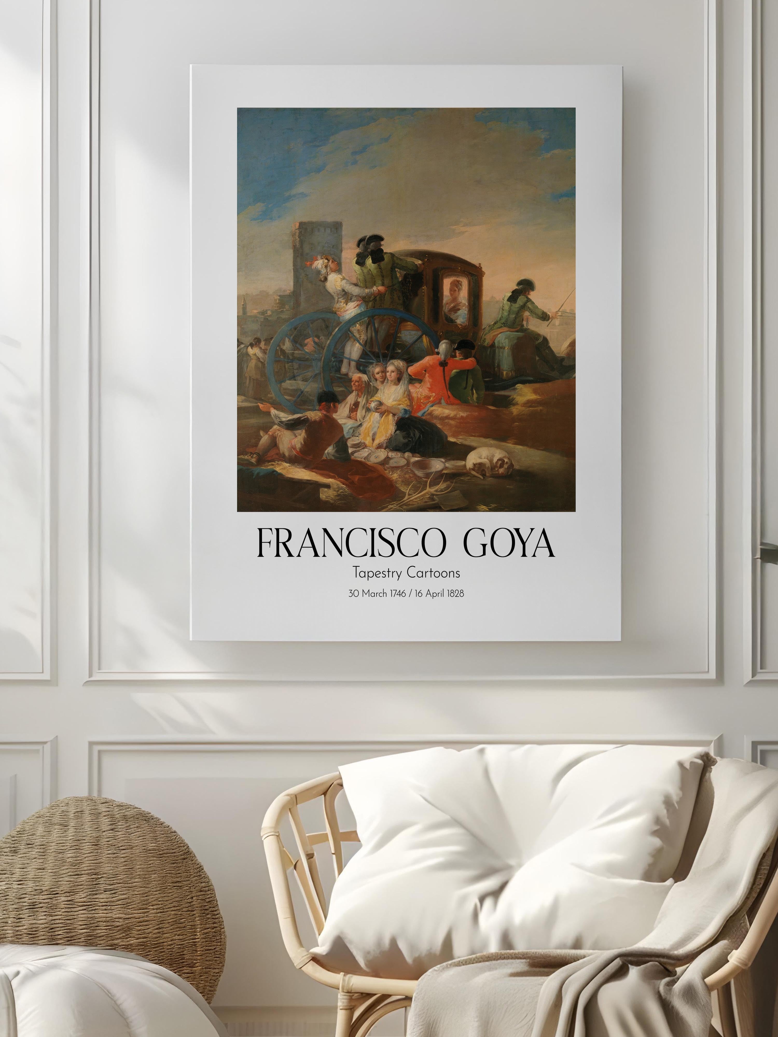 Francisco Goya - Tapestry Cartoons, Kanvas Tablo, Sanat Serisi NO:111864
