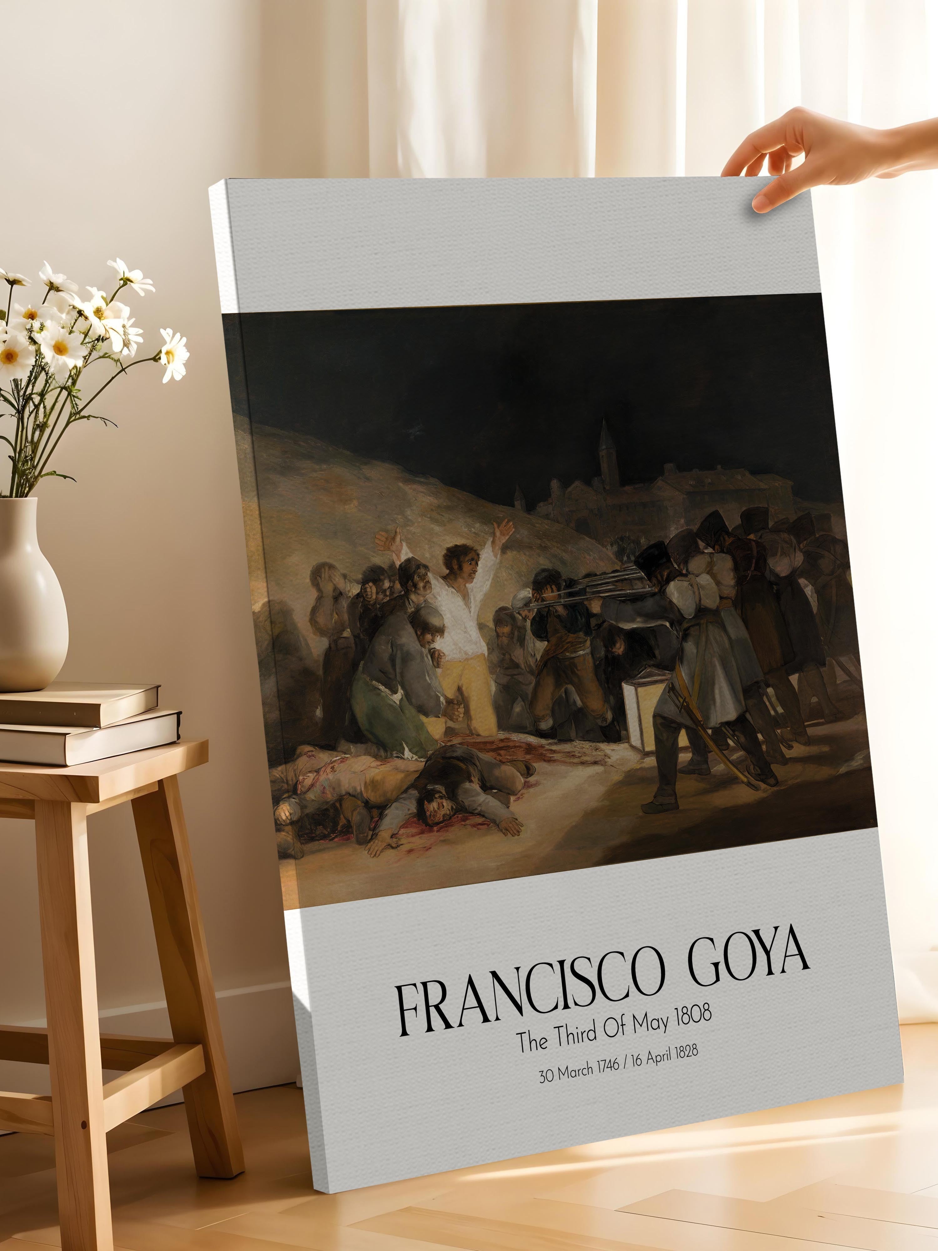 Francisco Goya - The Third Of May 1808, Kanvas Tablo, Sanat Serisi NO:111872