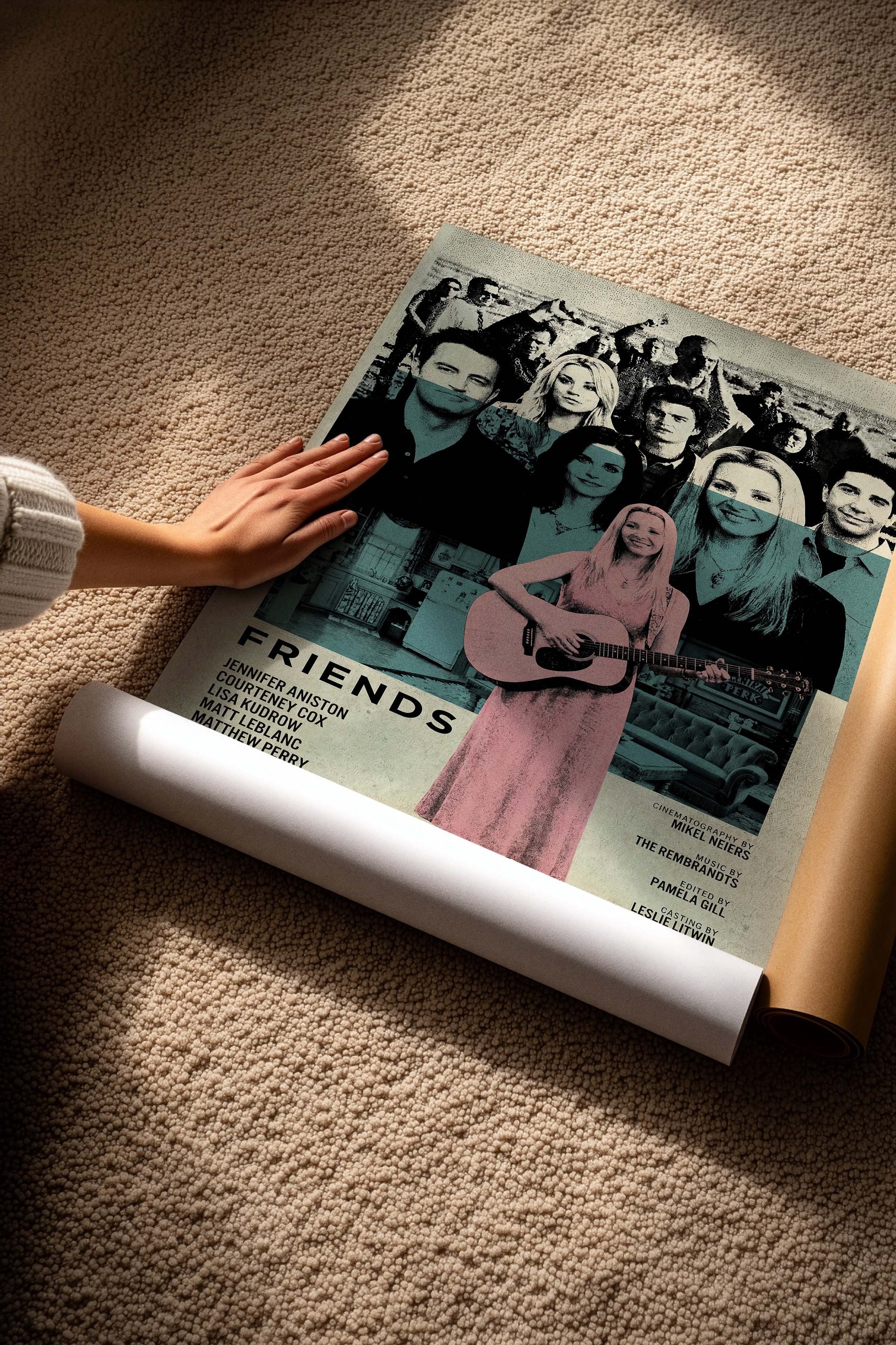 Friends Posteri, Sinema ve Dizi Tablo Posterleri, Film Dizi Afişleri NO:112770
