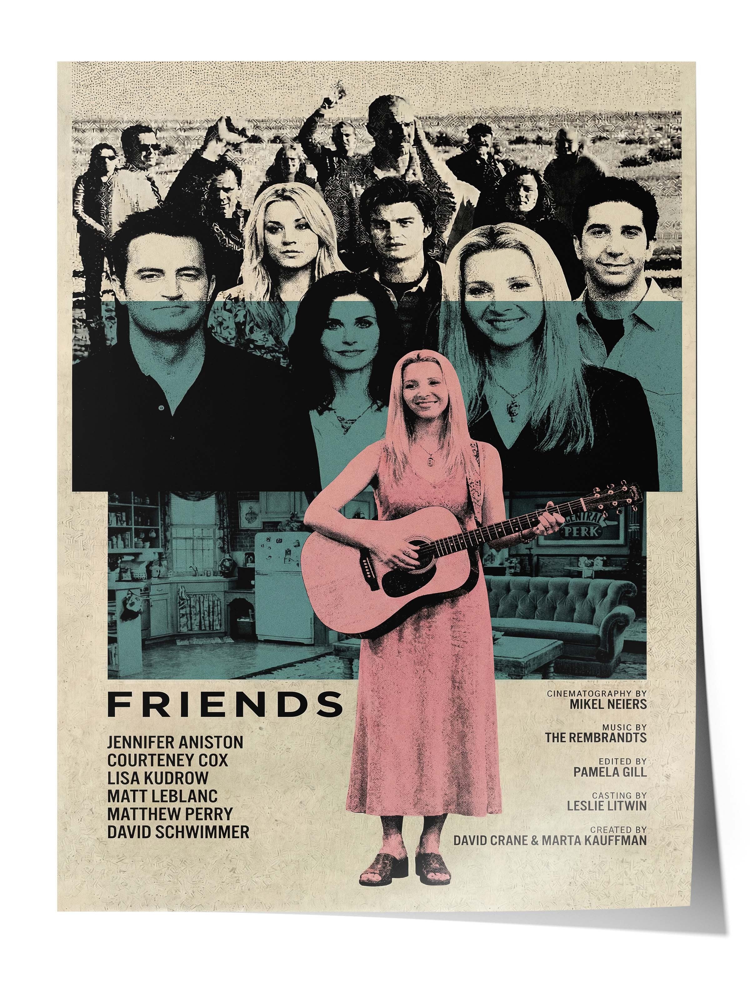 Friends Posteri, Sinema ve Dizi Tablo Posterleri, Film Dizi Afişleri NO:112770
