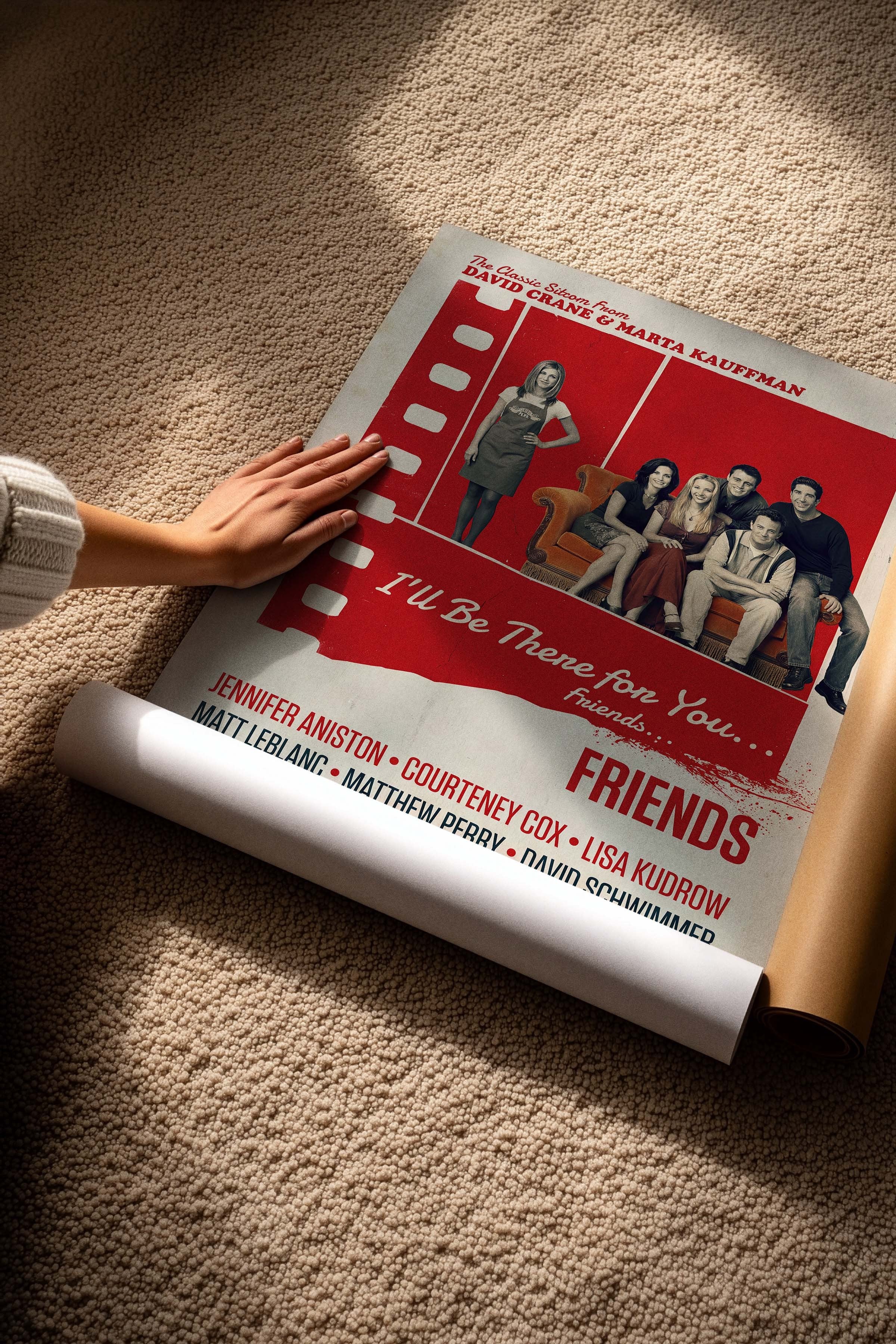 Friends Posteri, Sinema ve Dizi Tablo Posterleri, Film Dizi Afişleri NO:112846