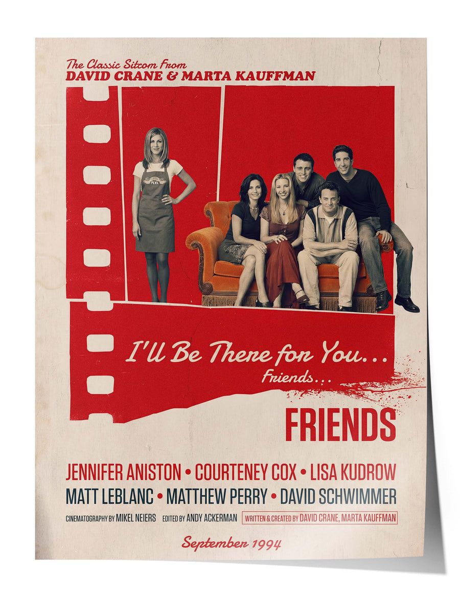 Friends Posteri, Sinema ve Dizi Tablo Posterleri, Film Dizi Afişleri NO:112846