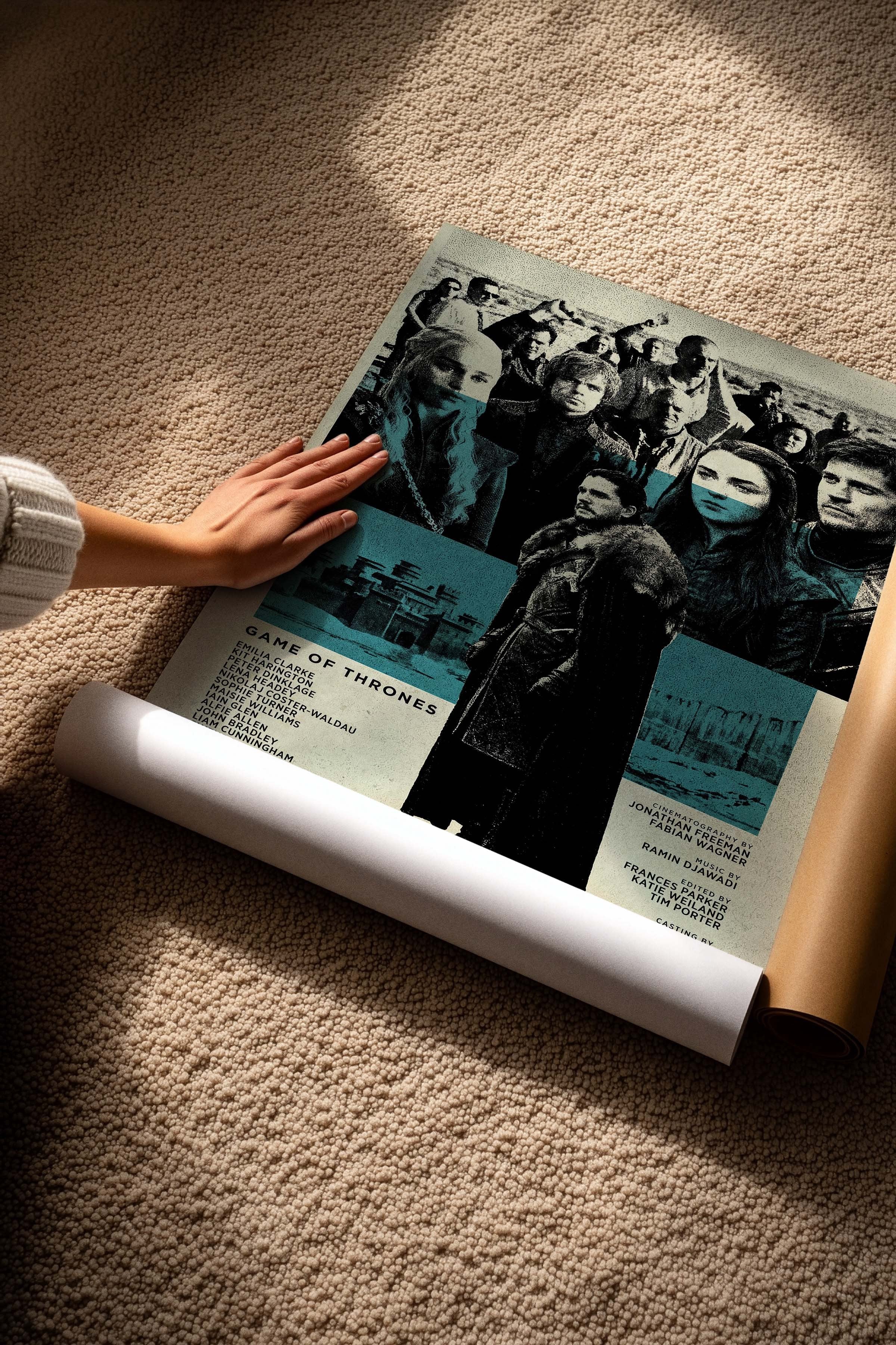 Game of Thrones Posteri, Sinema ve Dizi Tablo Posterleri, Film Dizi Afişleri NO:112766