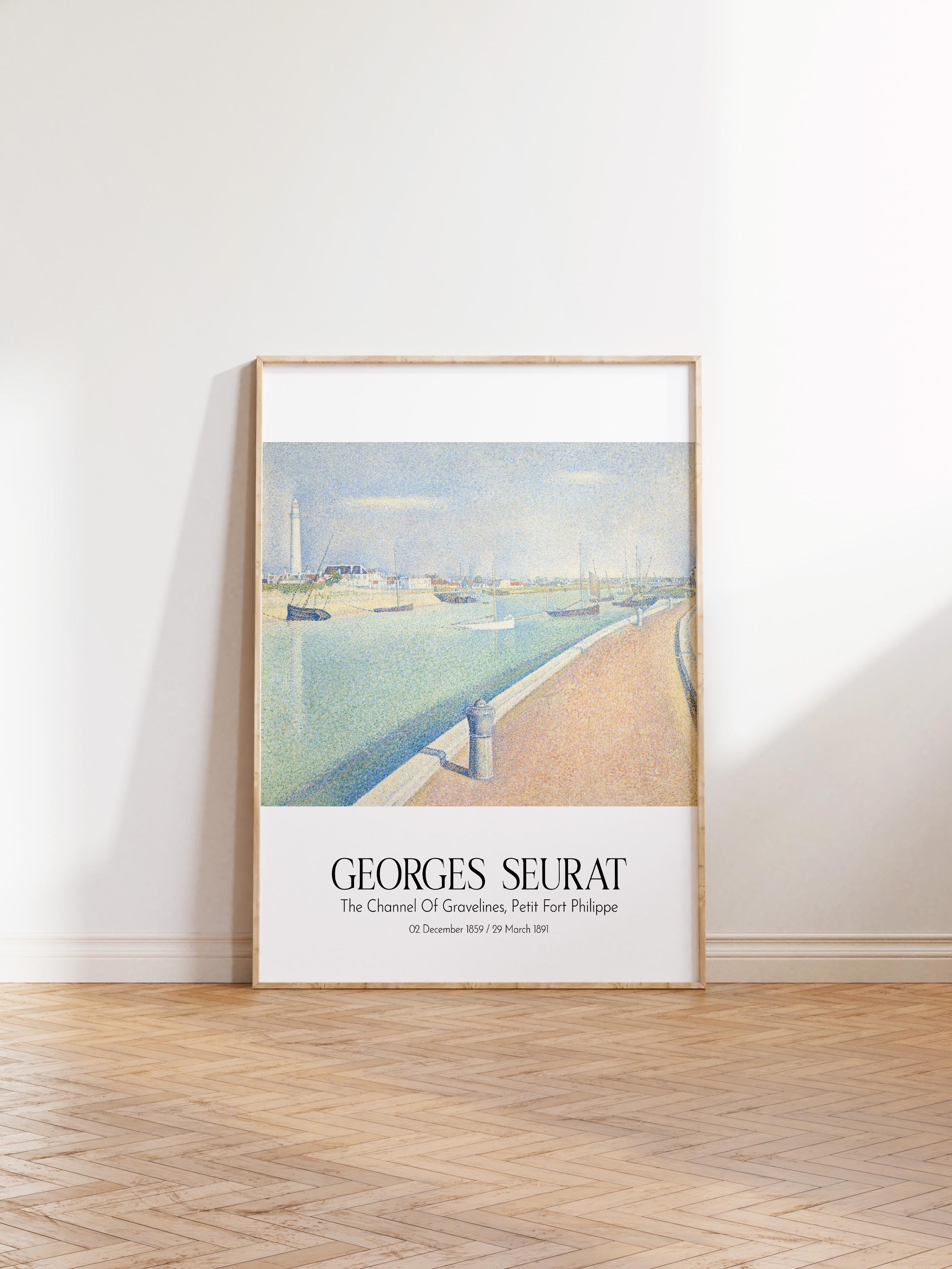 Georges Seurat, Ahşap Çerçeveli Tablo, Sanat Serisi NO:111917
