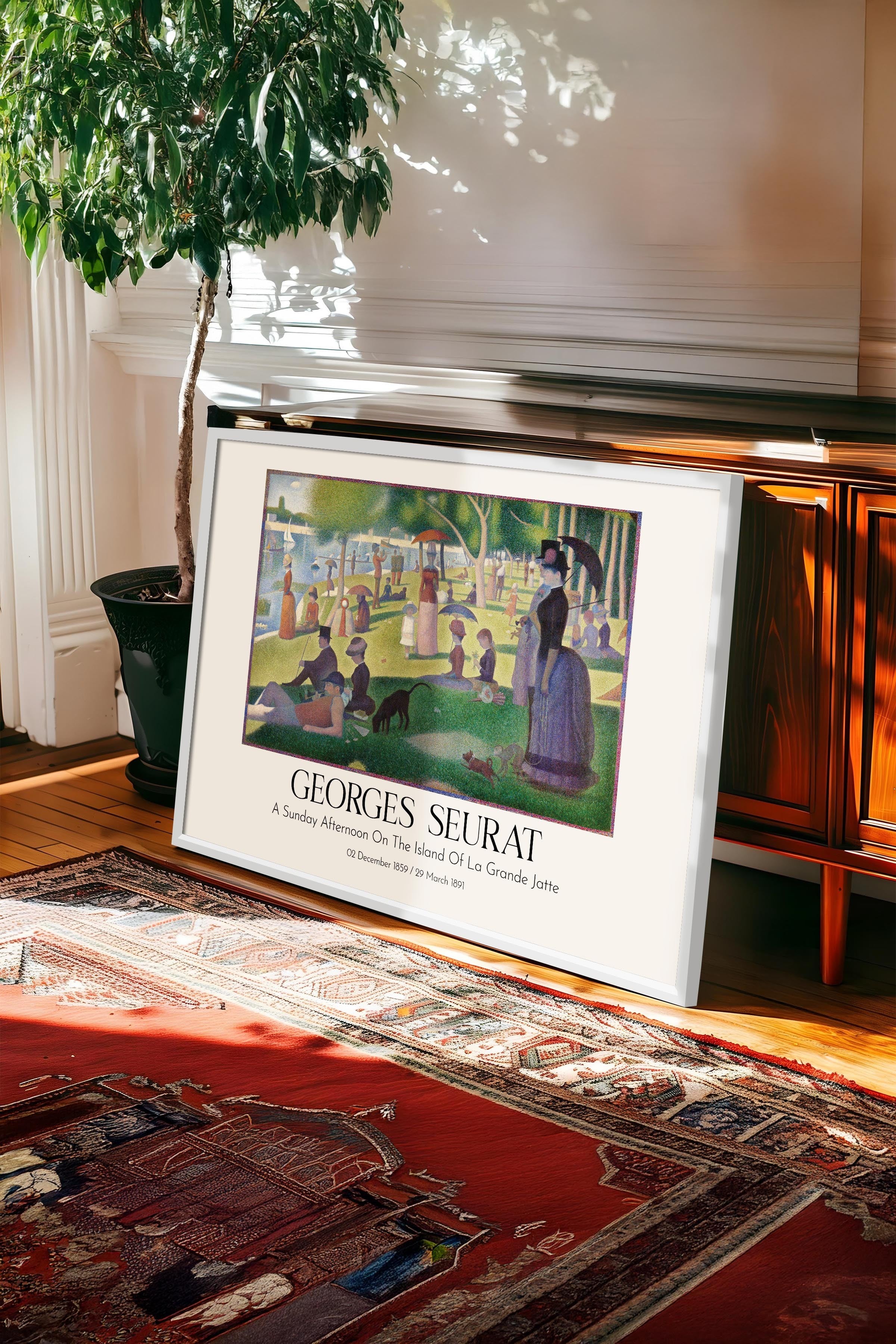 Georges Seurat, Beyaz Çerçeveli Tablo, Sanat Serisi NO:111926