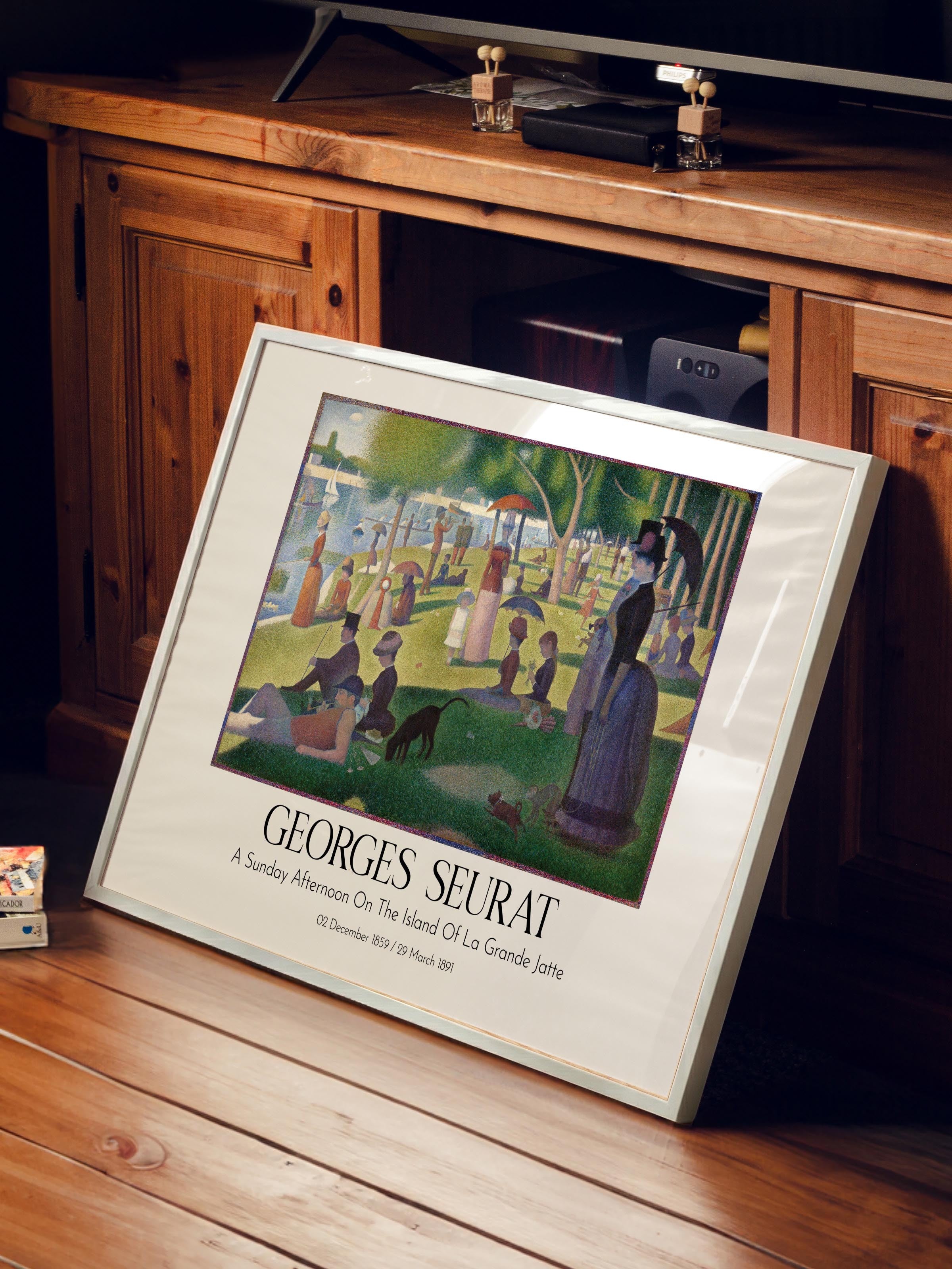 Georges Seurat, Beyaz Çerçeveli Tablo, Sanat Serisi NO:111926