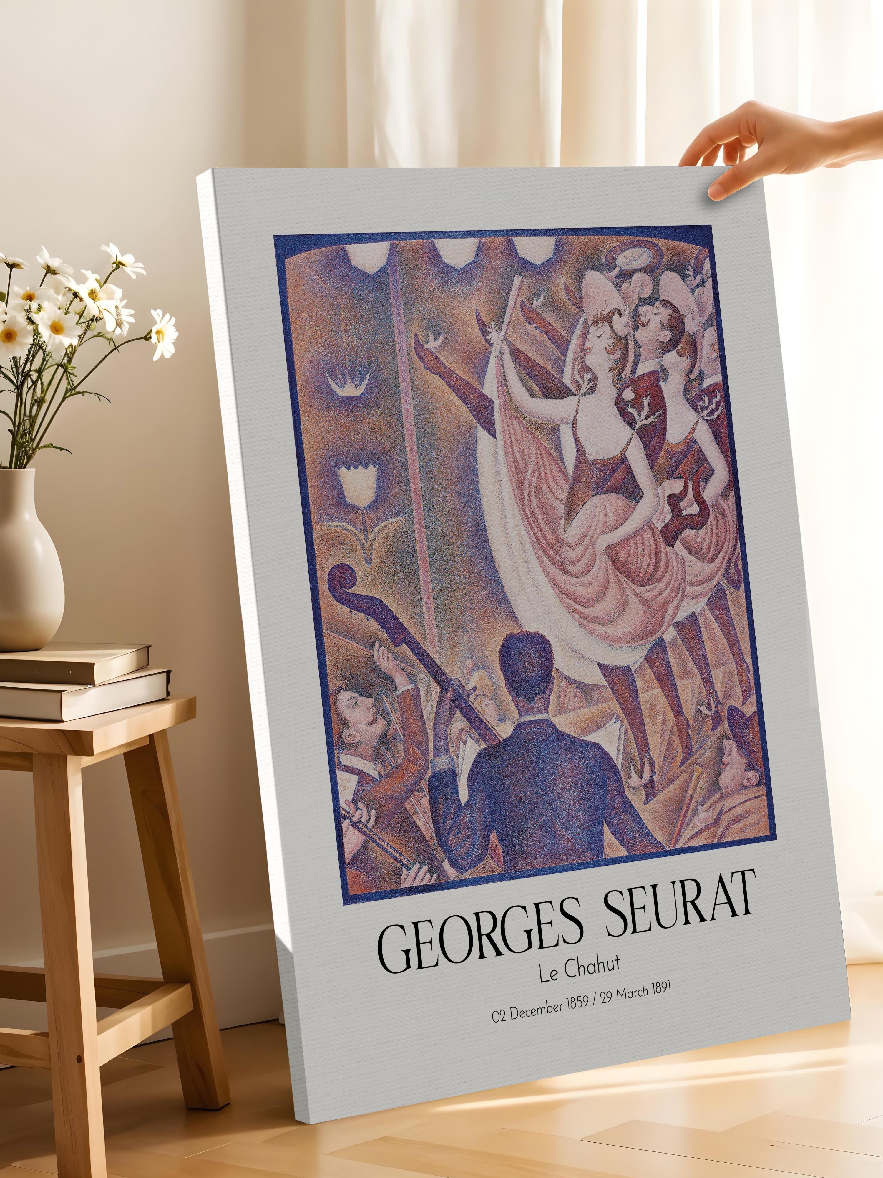 Georges Seurat - Le Chahut, Kanvas Tablo, Sanat Serisi NO:111909