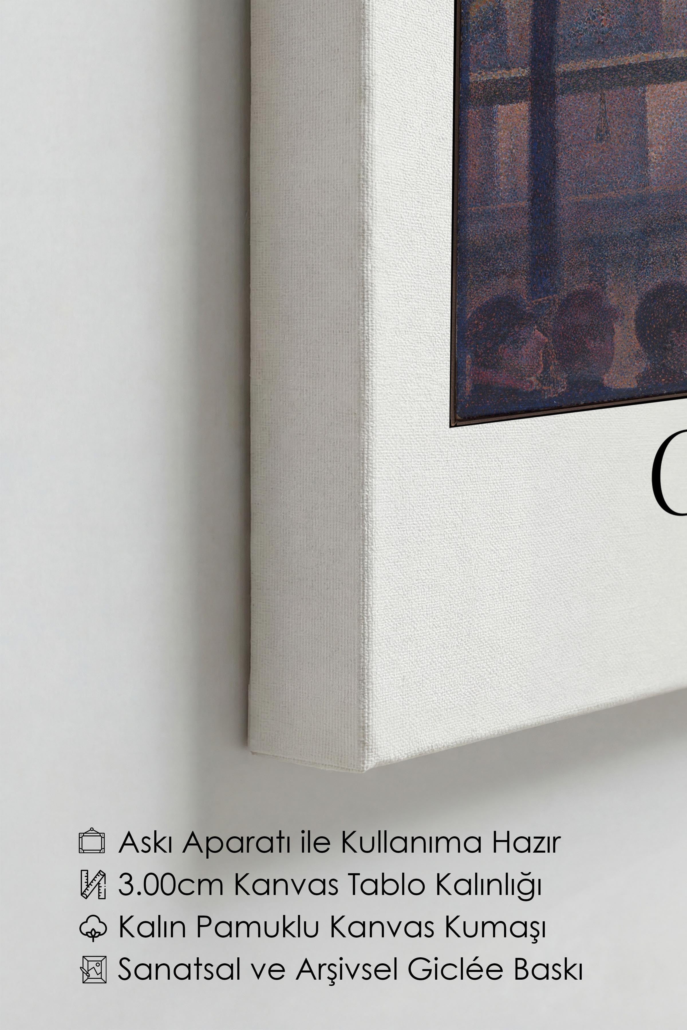 Georges Seurat - Parade De Cirque, Kanvas Tablo, Sanat Serisi NO:111932