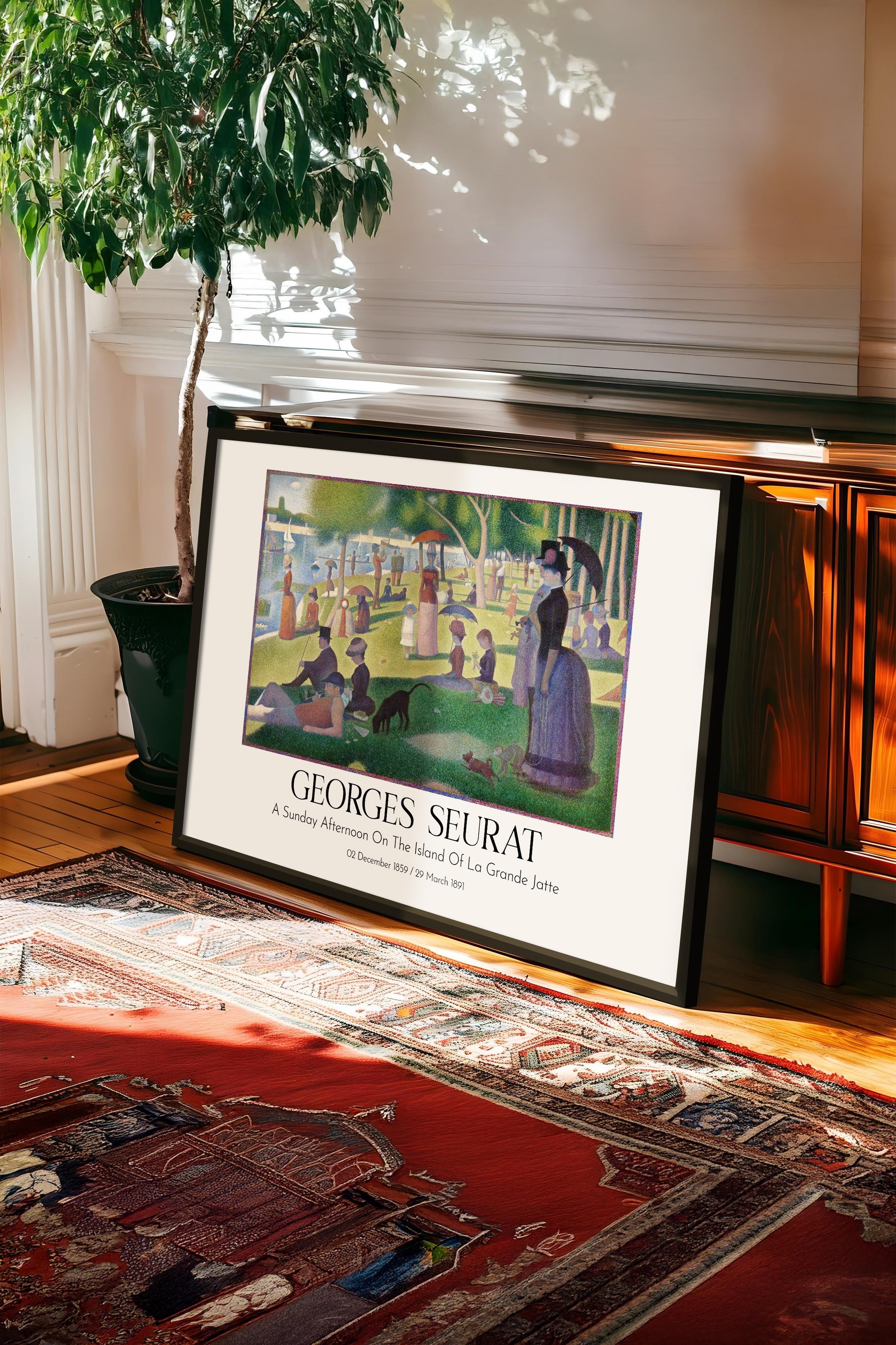 Georges Seurat, Siyah Çerçeveli Tablo, Sanat Serisi NO:111926