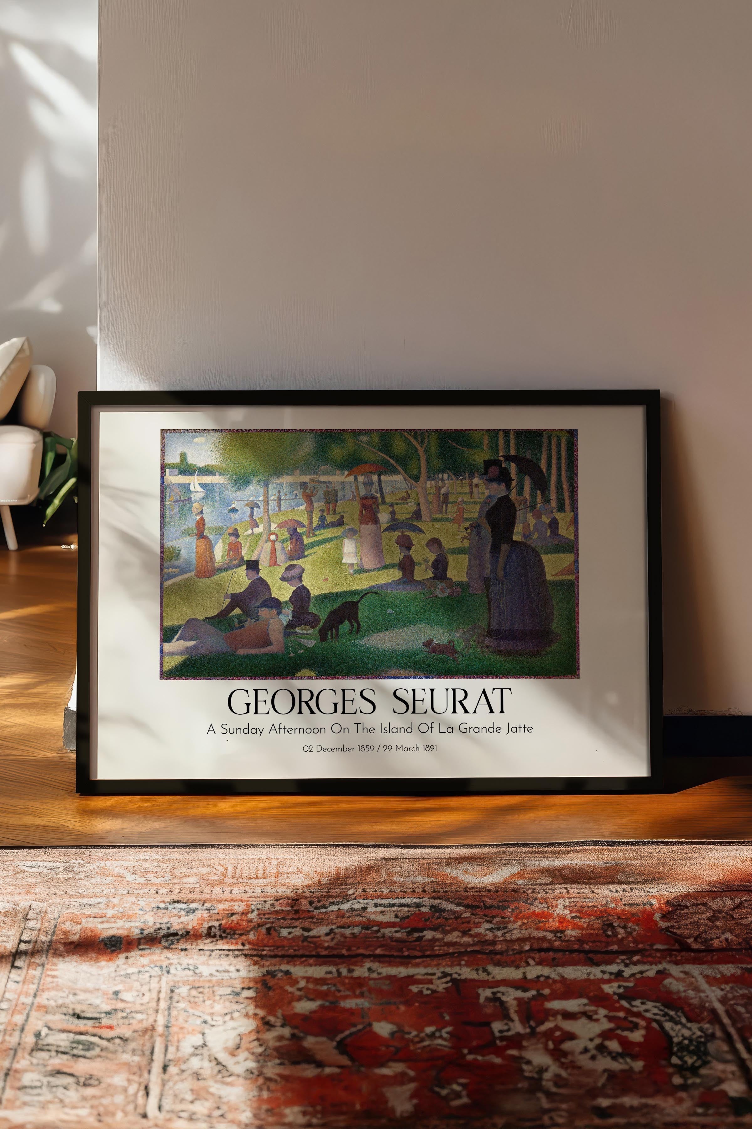 Georges Seurat, Siyah Çerçeveli Tablo, Sanat Serisi NO:111926