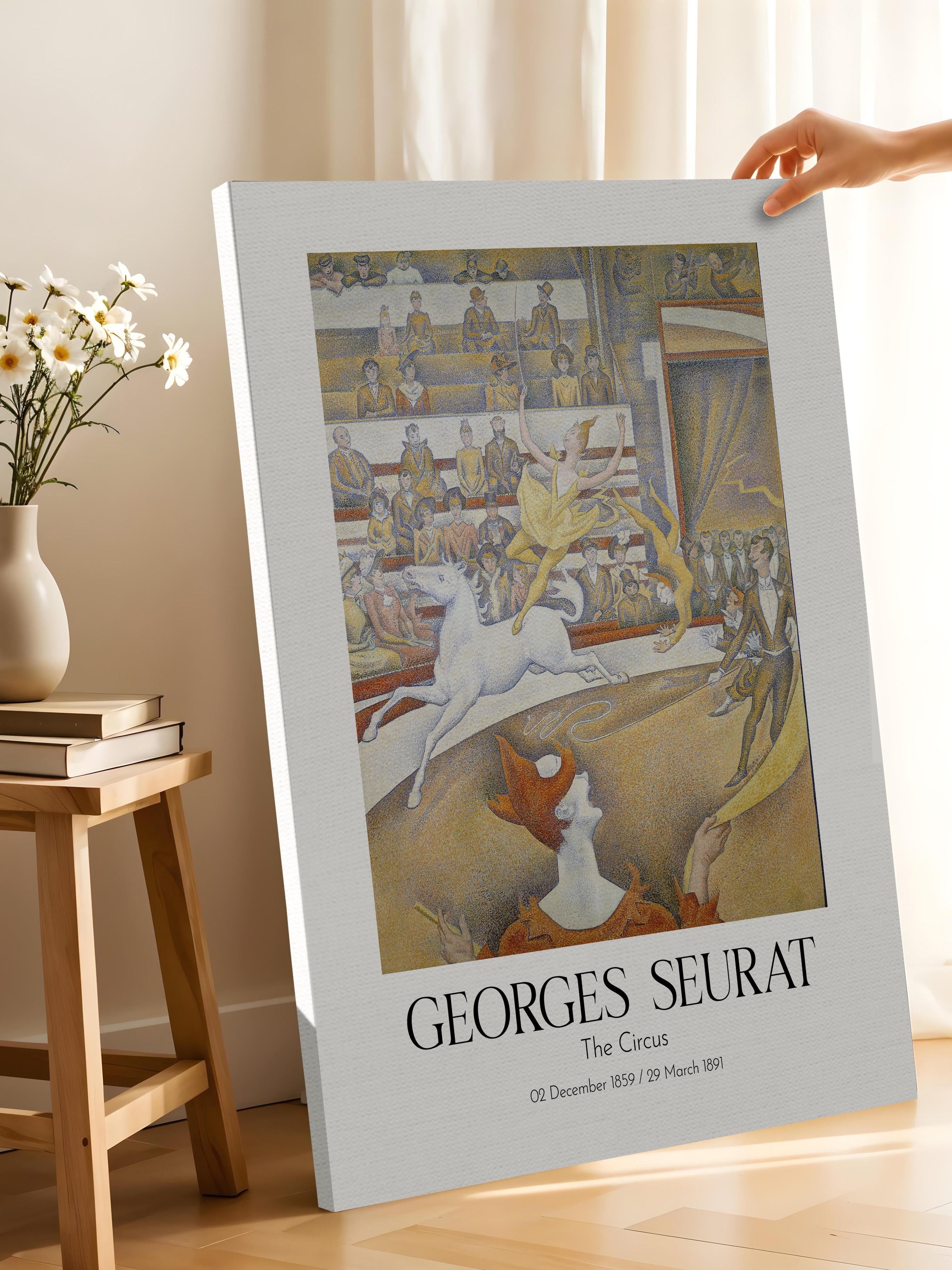 Georges Seurat - The Circus, Kanvas Tablo, Sanat Serisi NO:111918