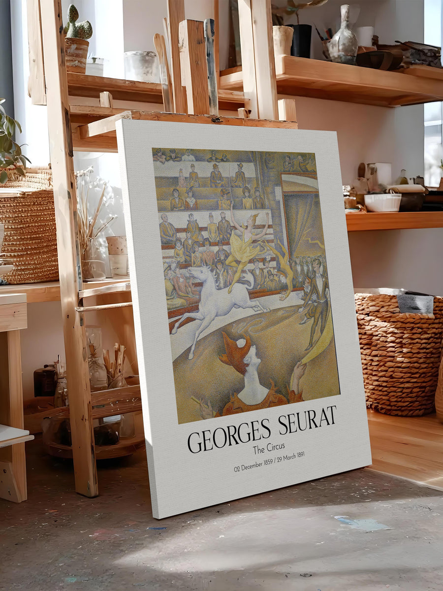 Georges Seurat - The Circus, Kanvas Tablo, Sanat Serisi NO:111918
