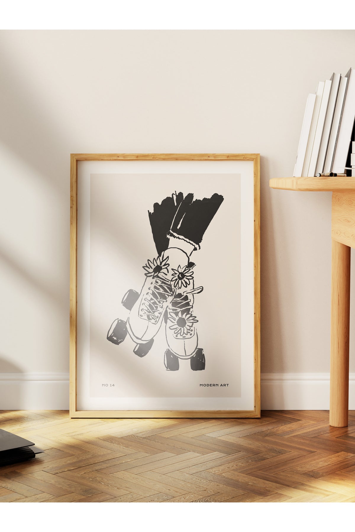 Gezi Çizim Temalı Duvar Posteri, Estetik Çerçevesiz Poster - Yatak Odası, Salon, Mutfak Duvar Dekoru