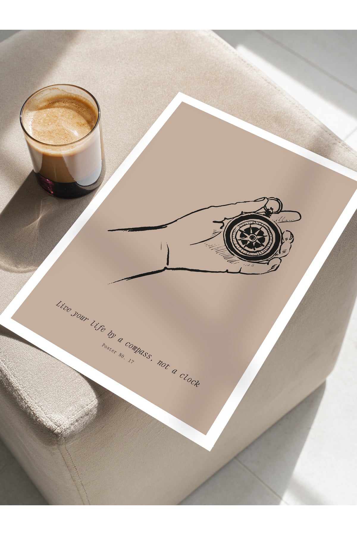 Gezi Çizim Temalı Duvar Posteri, Estetik Çerçevesiz Poster - Yatak Odası, Salon, Mutfak Duvar Dekoru