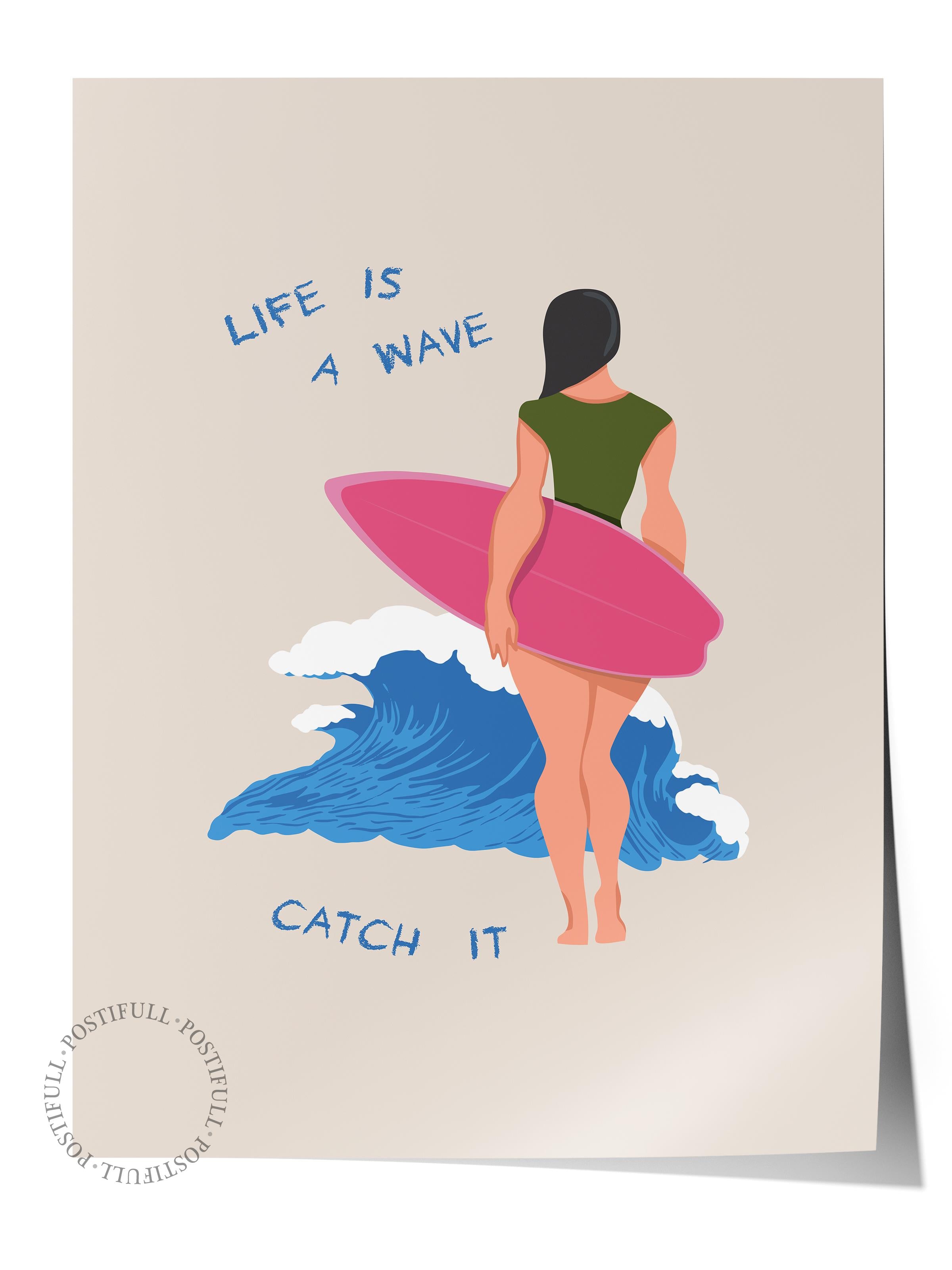 Gezi Çizim Temalı Duvar Posteri, Estetik Çerçevesiz Poster - Yatak Odası, Salon, Mutfak Duvar Dekoru