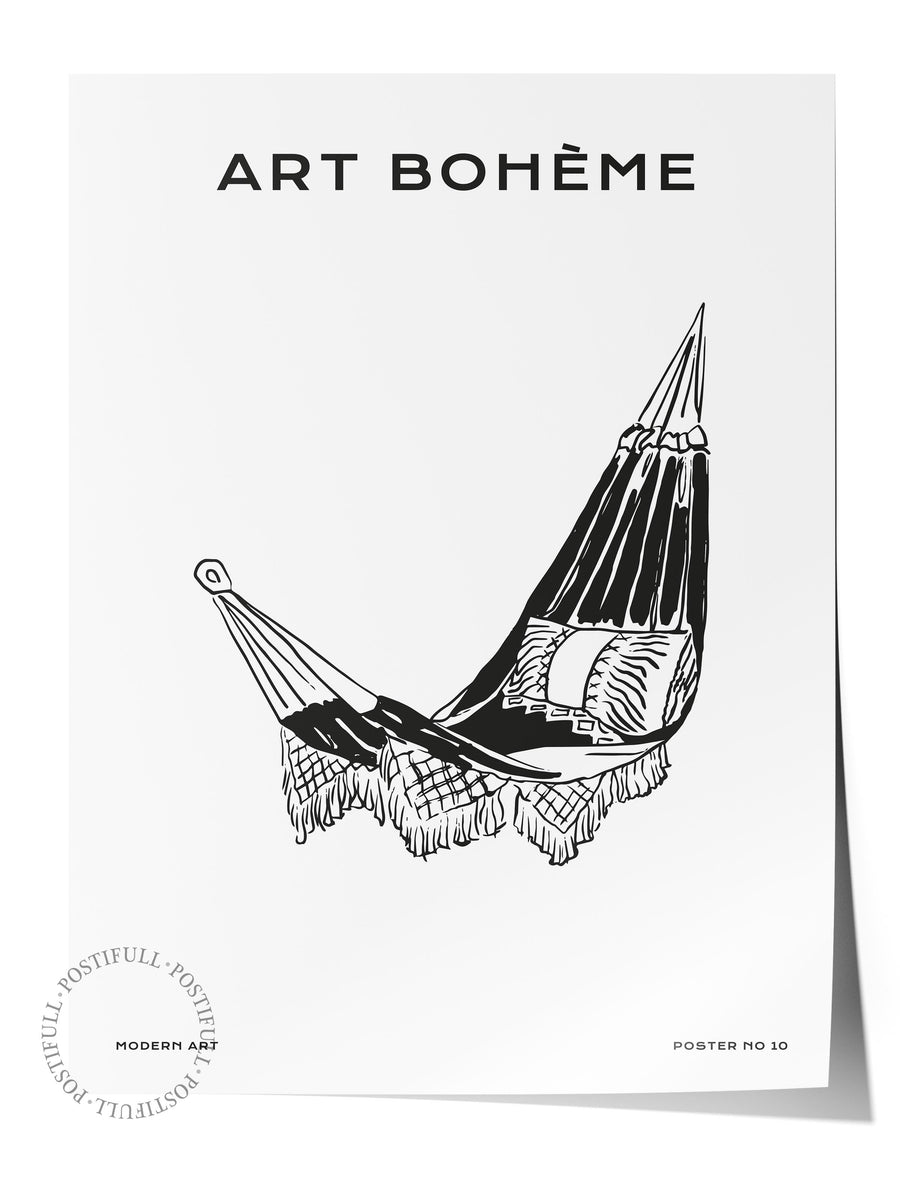 Farklı Tonlarda ART BOHÈME Minimalist Yaz Çerçevesiz Poster