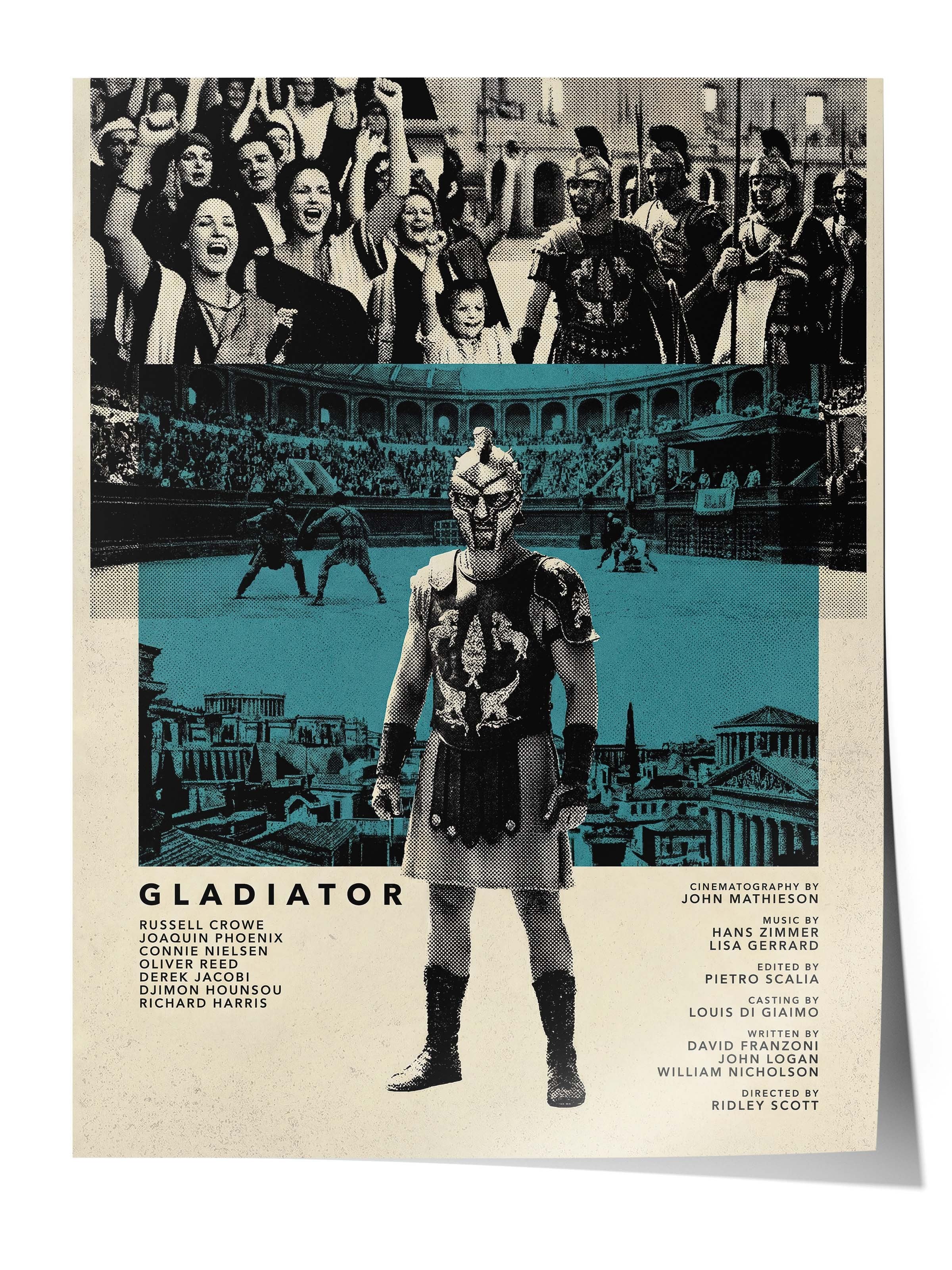 Gladiator Posteri, Sinema ve Dizi Tablo Posterleri, Film Dizi Afişleri NO:112803