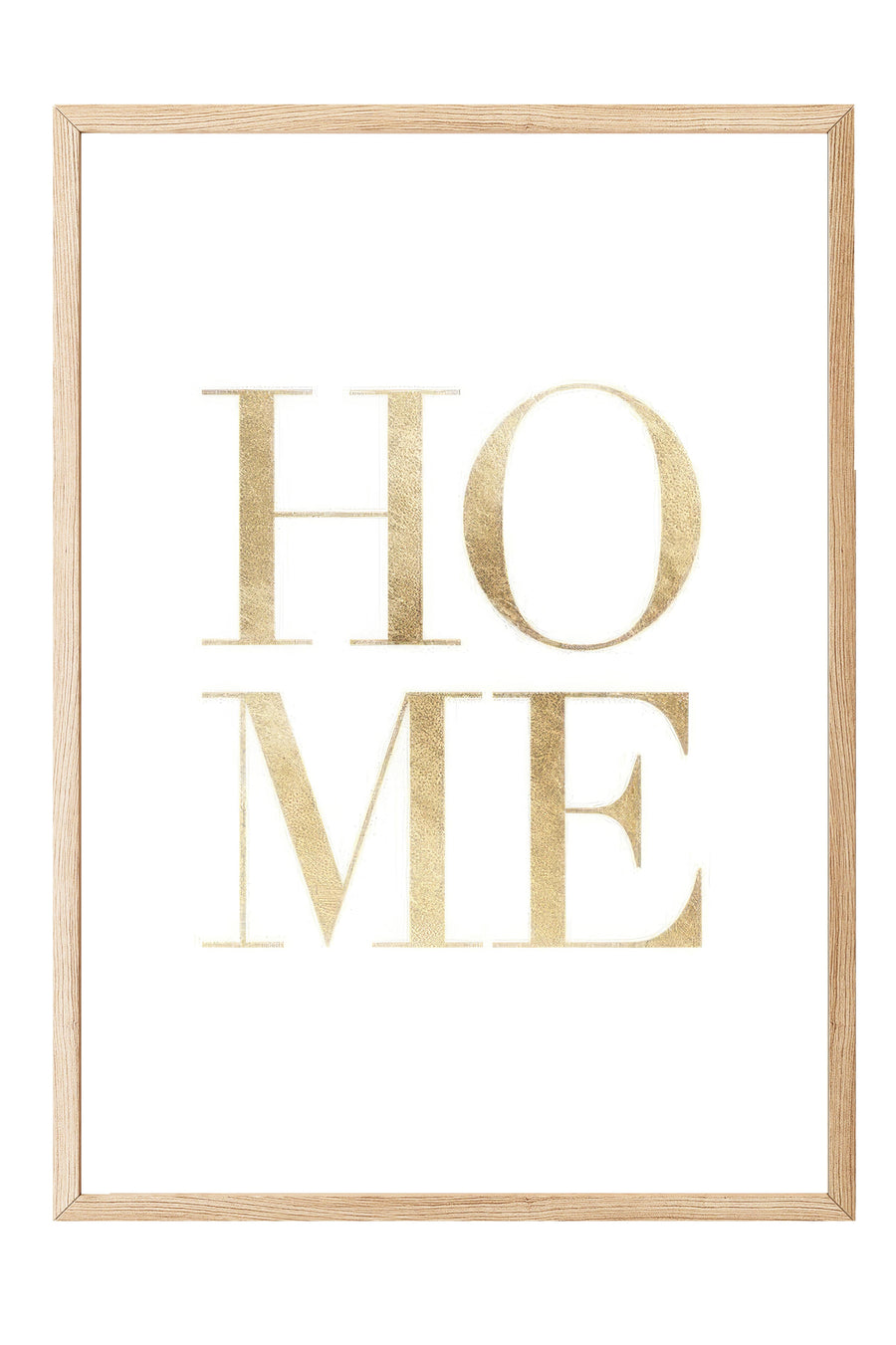 HOME Poster – Ahşap Çerçeveli Tablo